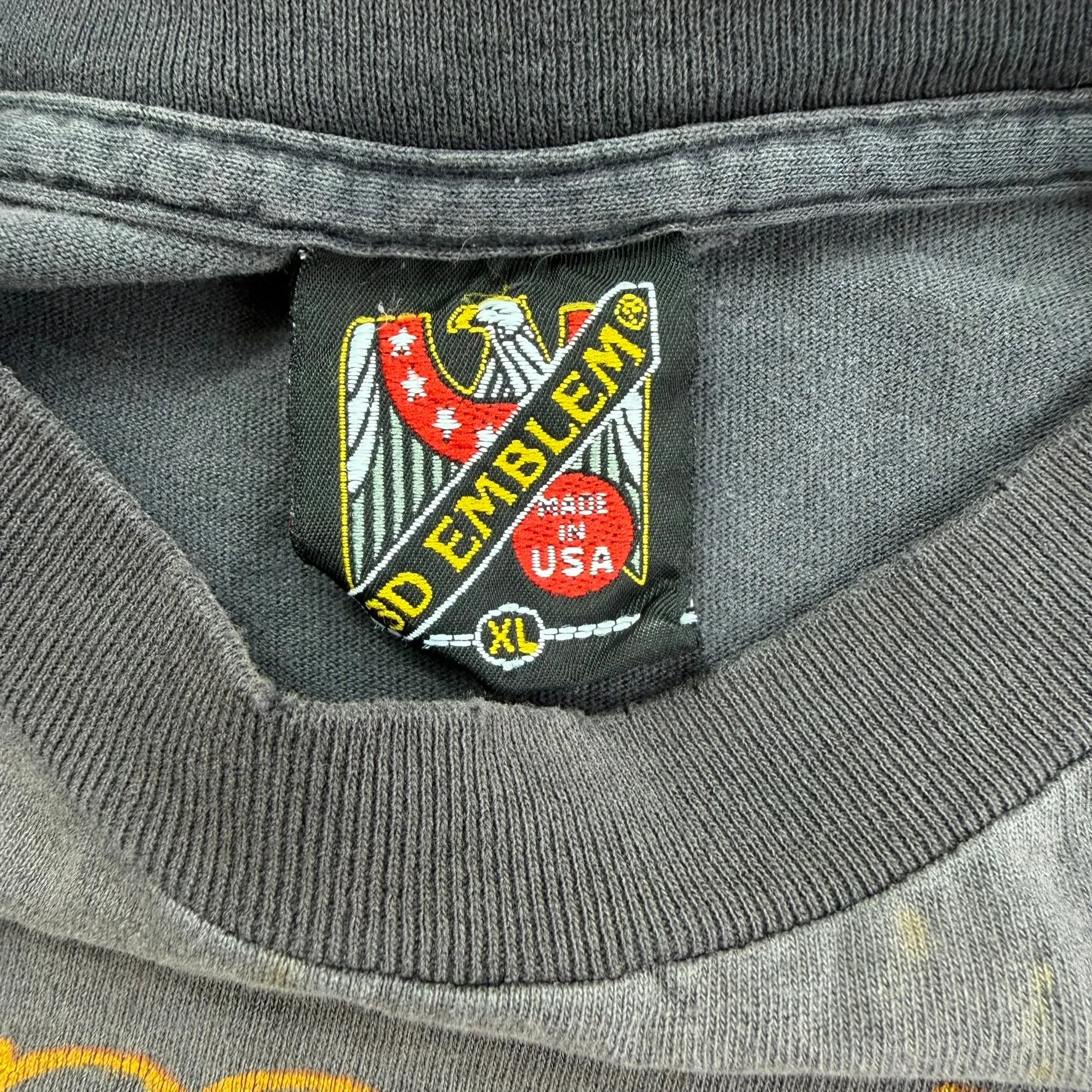 J- Vintage 3D Emblem Ultimate Ride Motorcycle Graphic Made In USA Single Stitch Tee - XL sold by HG Vintage product image thumbnail 4