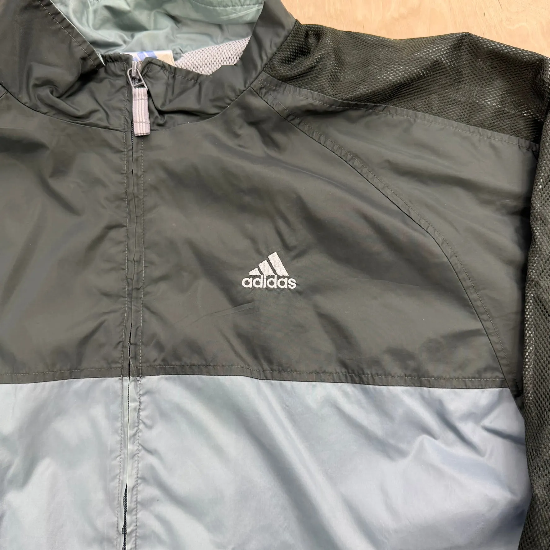 J- Vintage Adidas Dark Green Lightweight Zip Up Jacket - 2XL sold by HG Vintage product image thumbnail 2