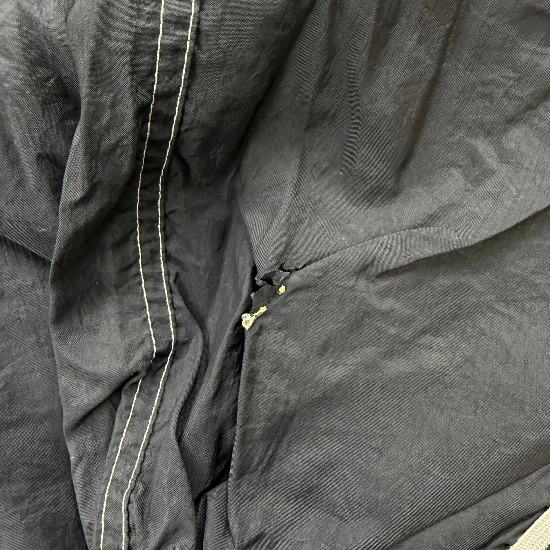 J- Vintage Nike 90s Embroidered Swoosh Black Lightweight Hooded Jacket - 2XL sold by HG Vintage product image thumbnail 3