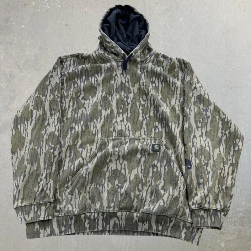 J- Carhartt Bottom Land Real Tree Camo Hoodie - 2XL made by HG Vintage