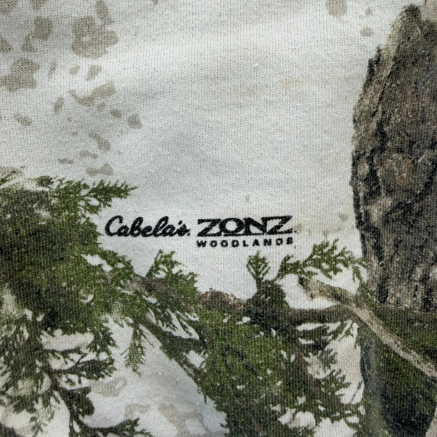 J- Cabela's ZONZ Woodland Real Tree Camo Hoodie - XL sold by HG Vintage product image thumbnail 3