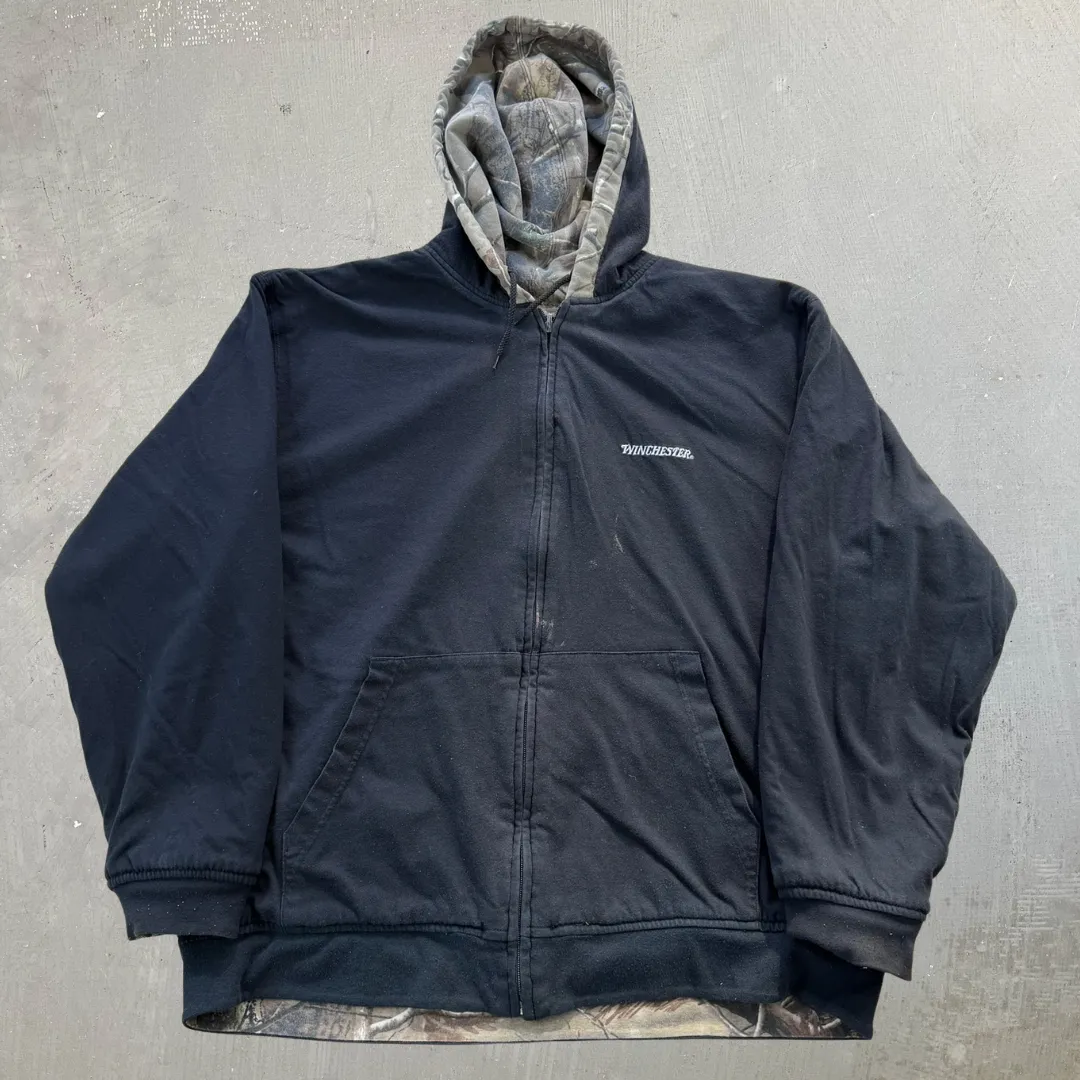 J- Vintage Winchester Reversible Real Tree Camo Zip Up Hoodie - XL sold by HG Vintage product image thumbnail 5