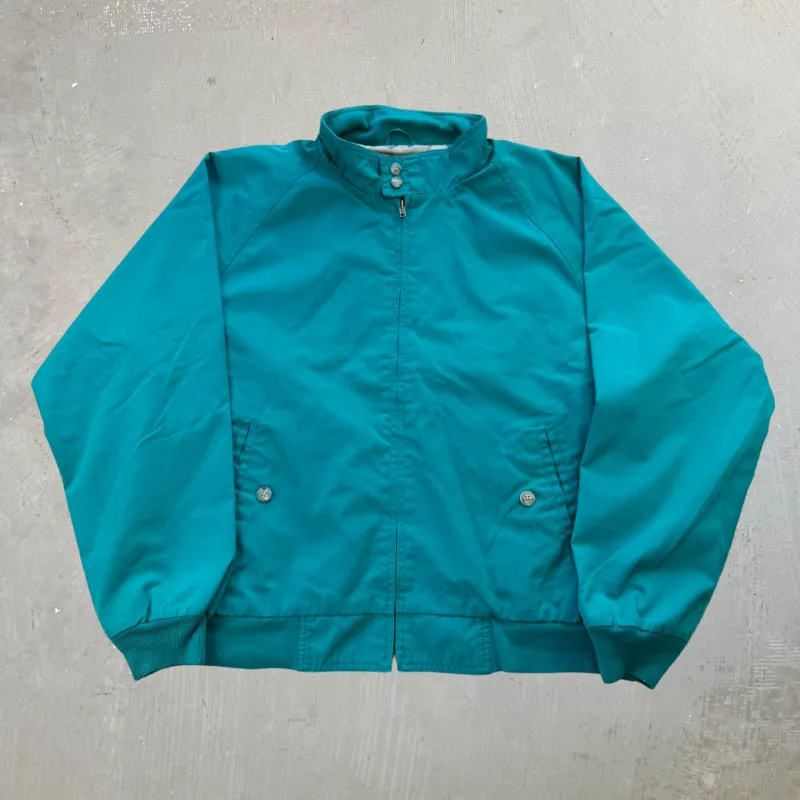 J- Vintage Eddie Bauer Teal Lightweight Zip Up Jacket  - XL made by HG Vintage
