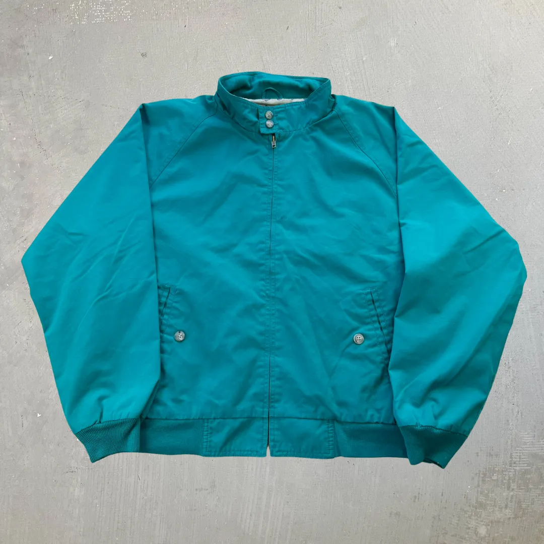J- Vintage Eddie Bauer Teal Lightweight Zip Up Jacket - XL sold by HG Vintage
