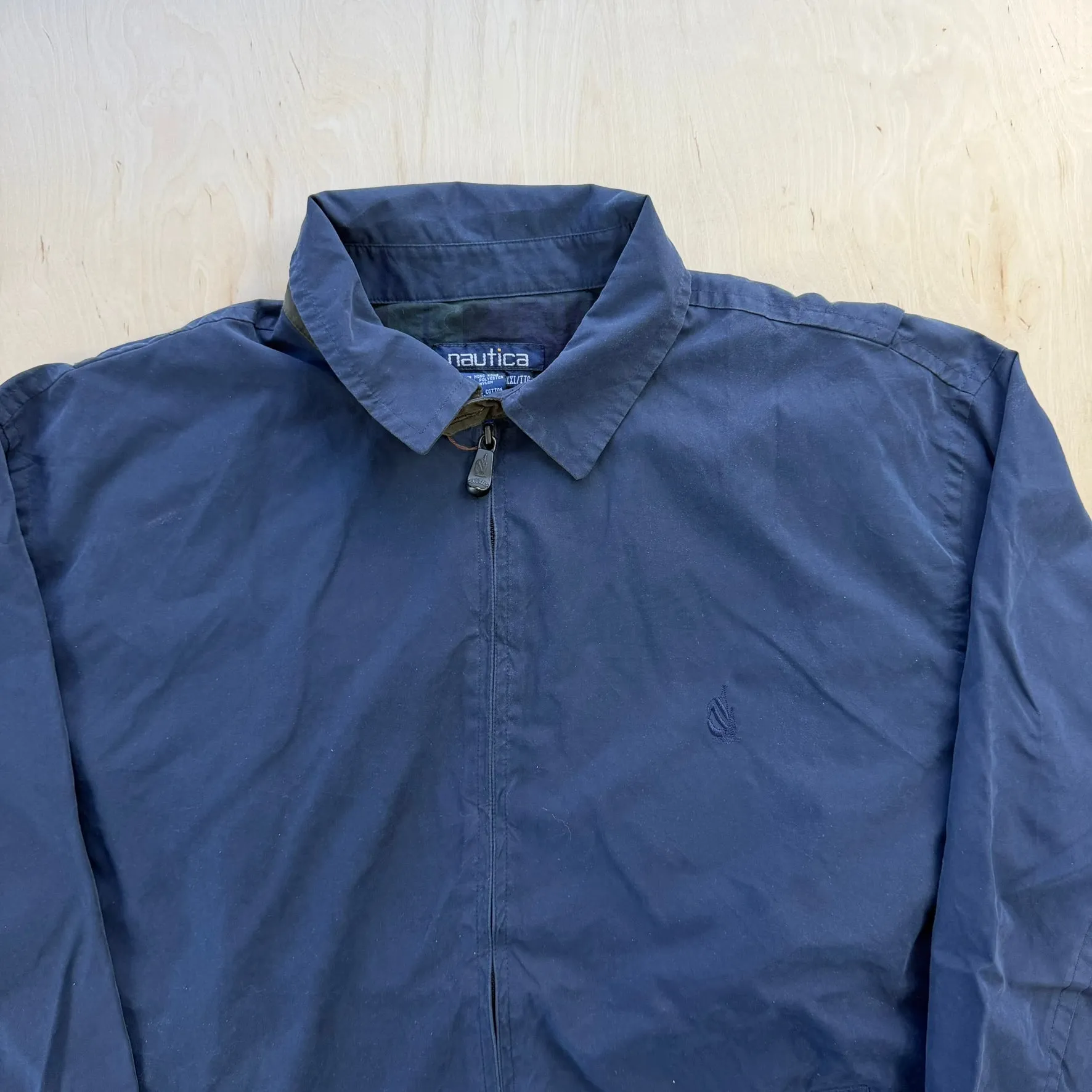 J- Vintage Nautica Navy Lightweight Zip Up Jacket - 2XL sold by HG Vintage product image thumbnail 2