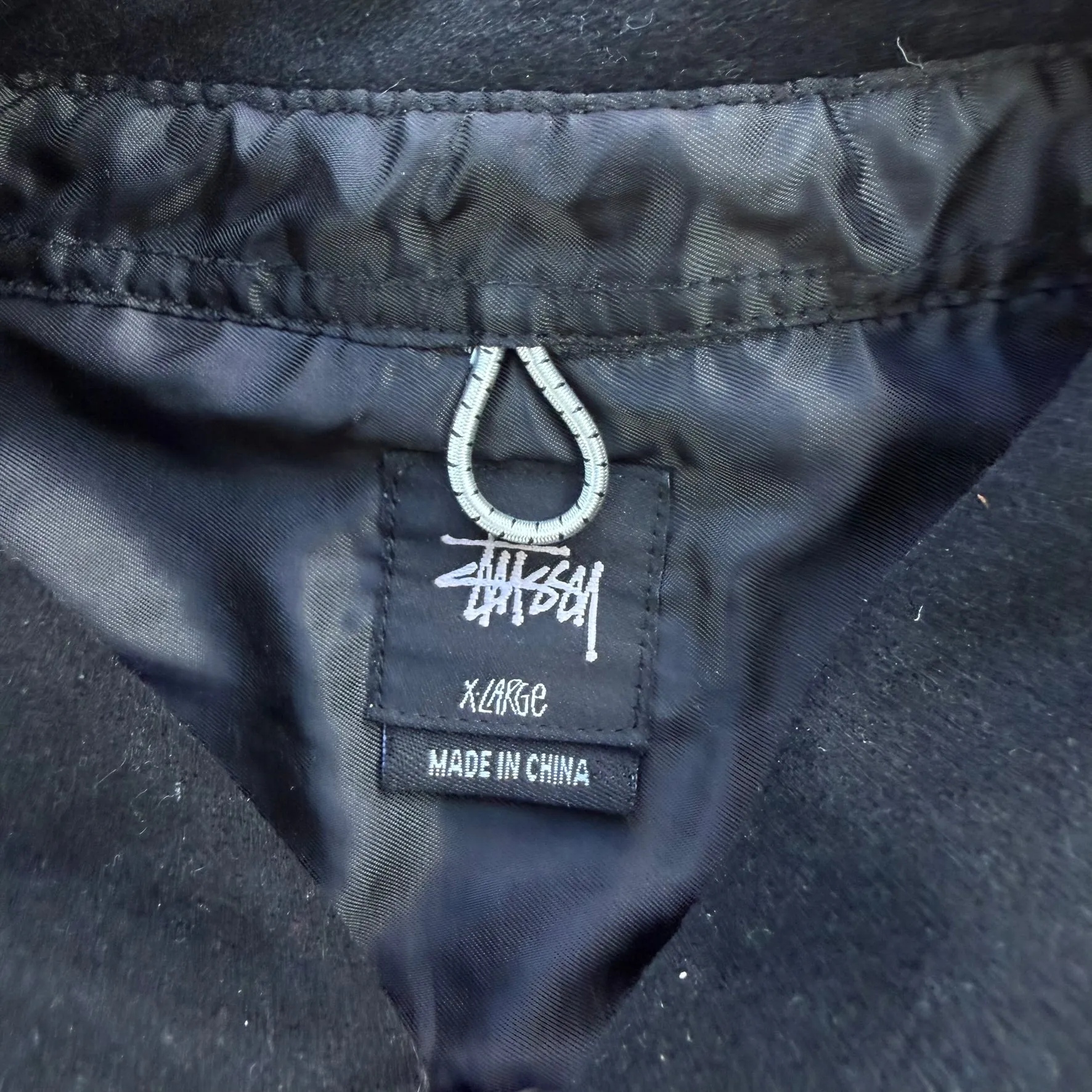 J- Vintage Stussy Black Wool Jacket - XL sold by HG Vintage product image thumbnail 3