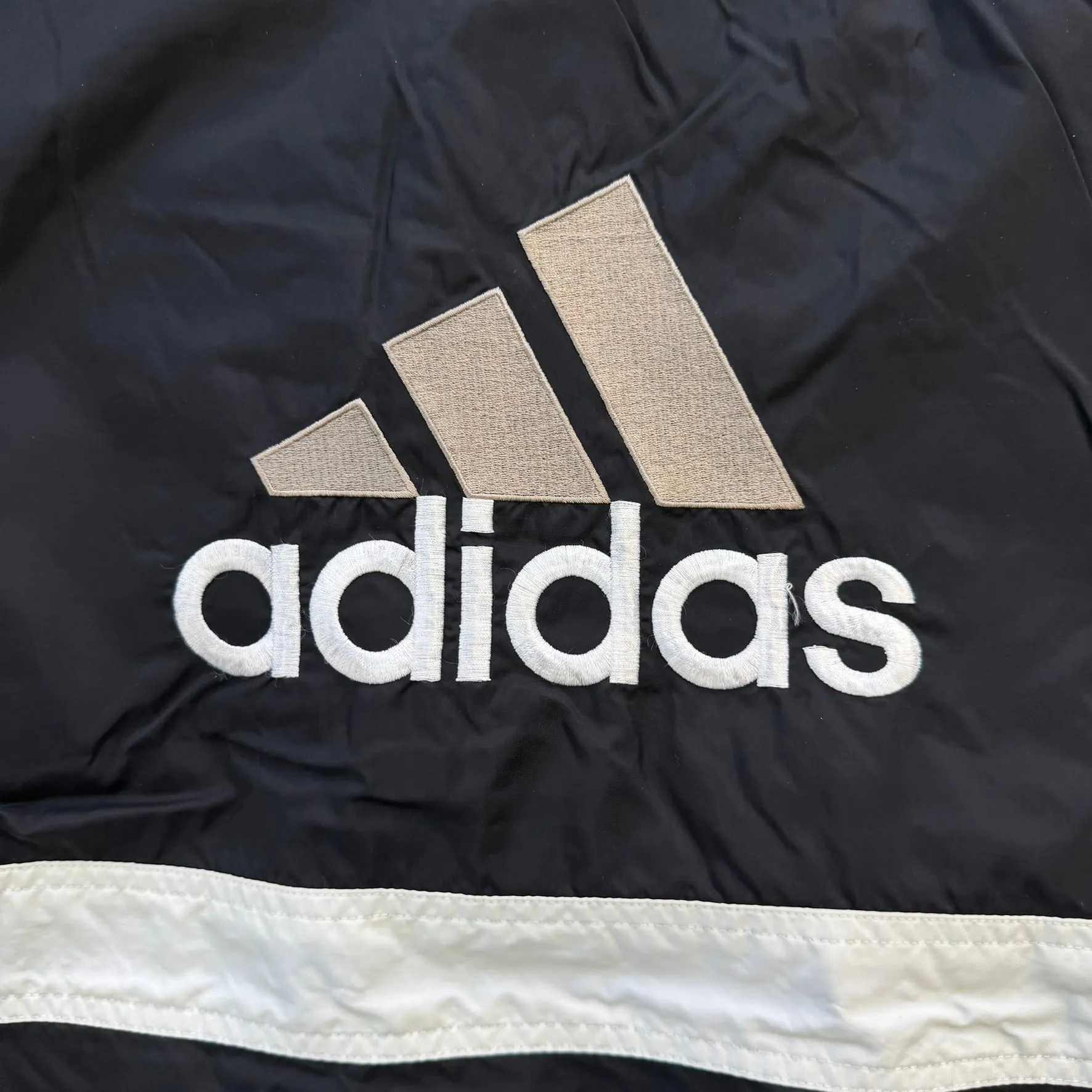 J- Vintage Adidas Black/White Zip Up Lightweight Jacket - M sold by HG Vintage product image thumbnail 5