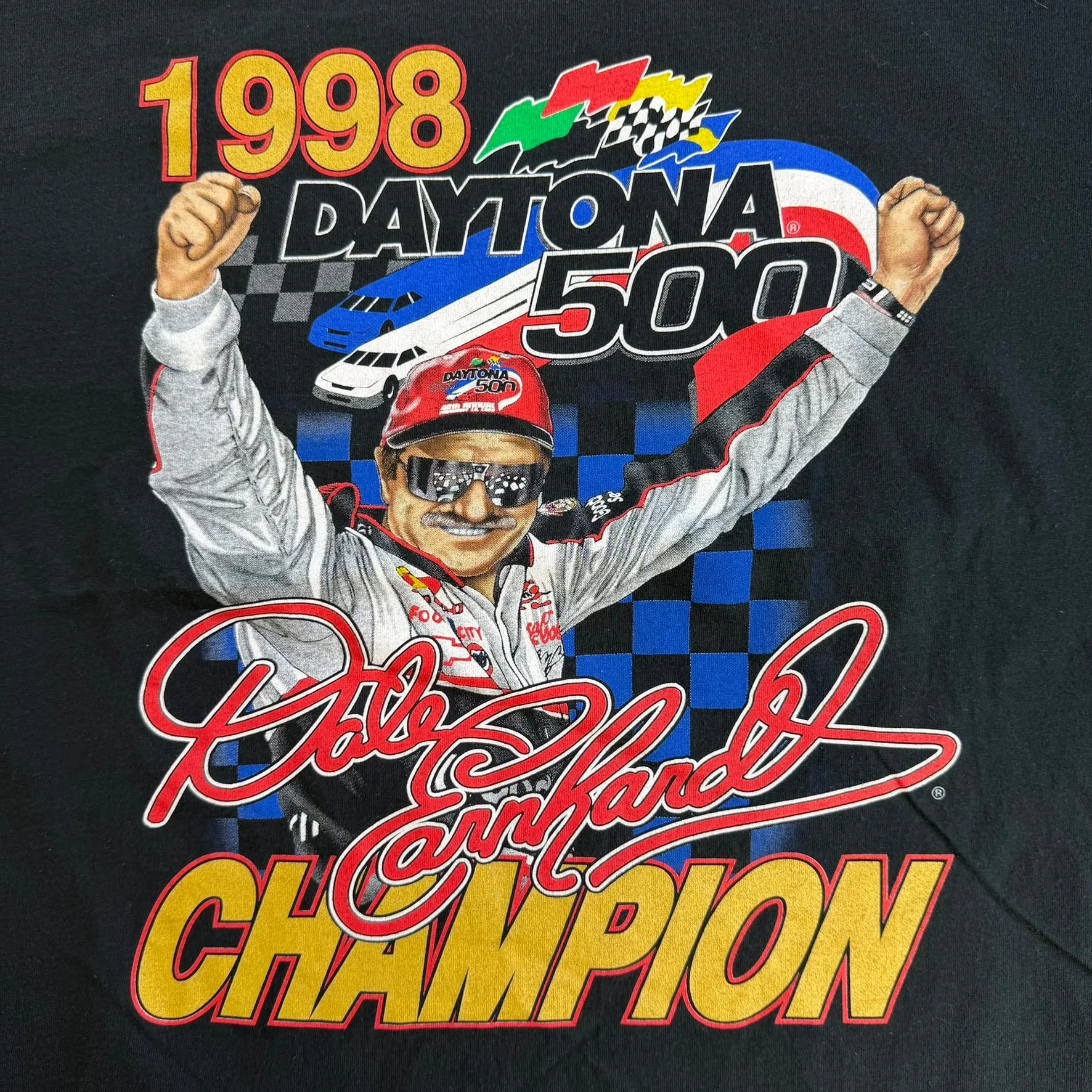 J- Vintage '98 Nascar Daytona 500 Dale Earnhardt Graphic Tee - 2XL sold by HG Vintage product image thumbnail 2