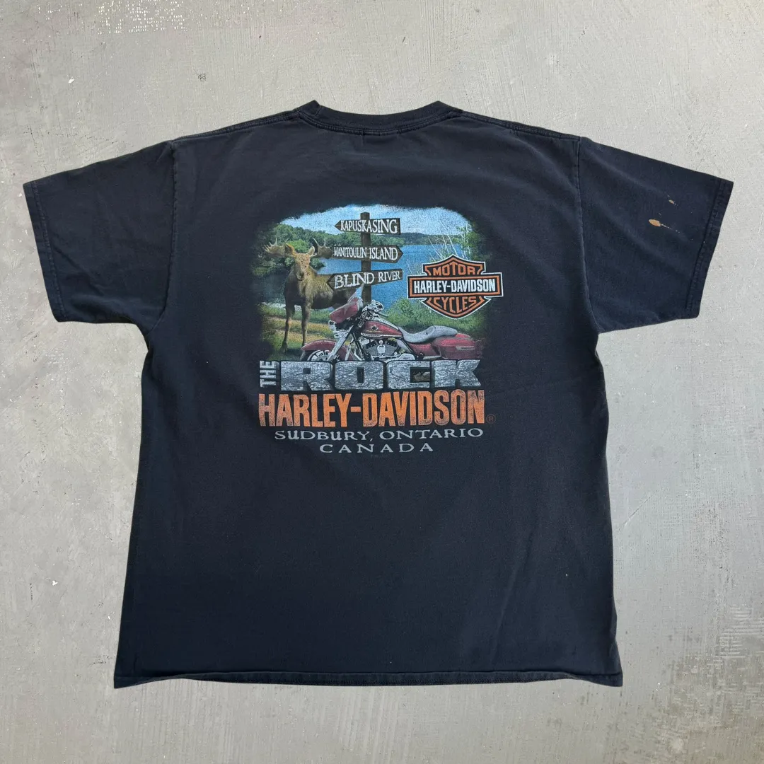J- Vintage Harley Davidson Sudbury Canada Graphic Tee - L sold by HG Vintage product image thumbnail 3