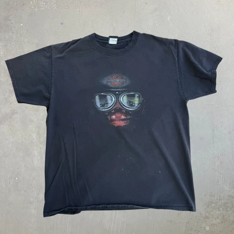 J- Vintage Harley Davidson Sudbury Canada Graphic Tee - L made by Harley-Davidson