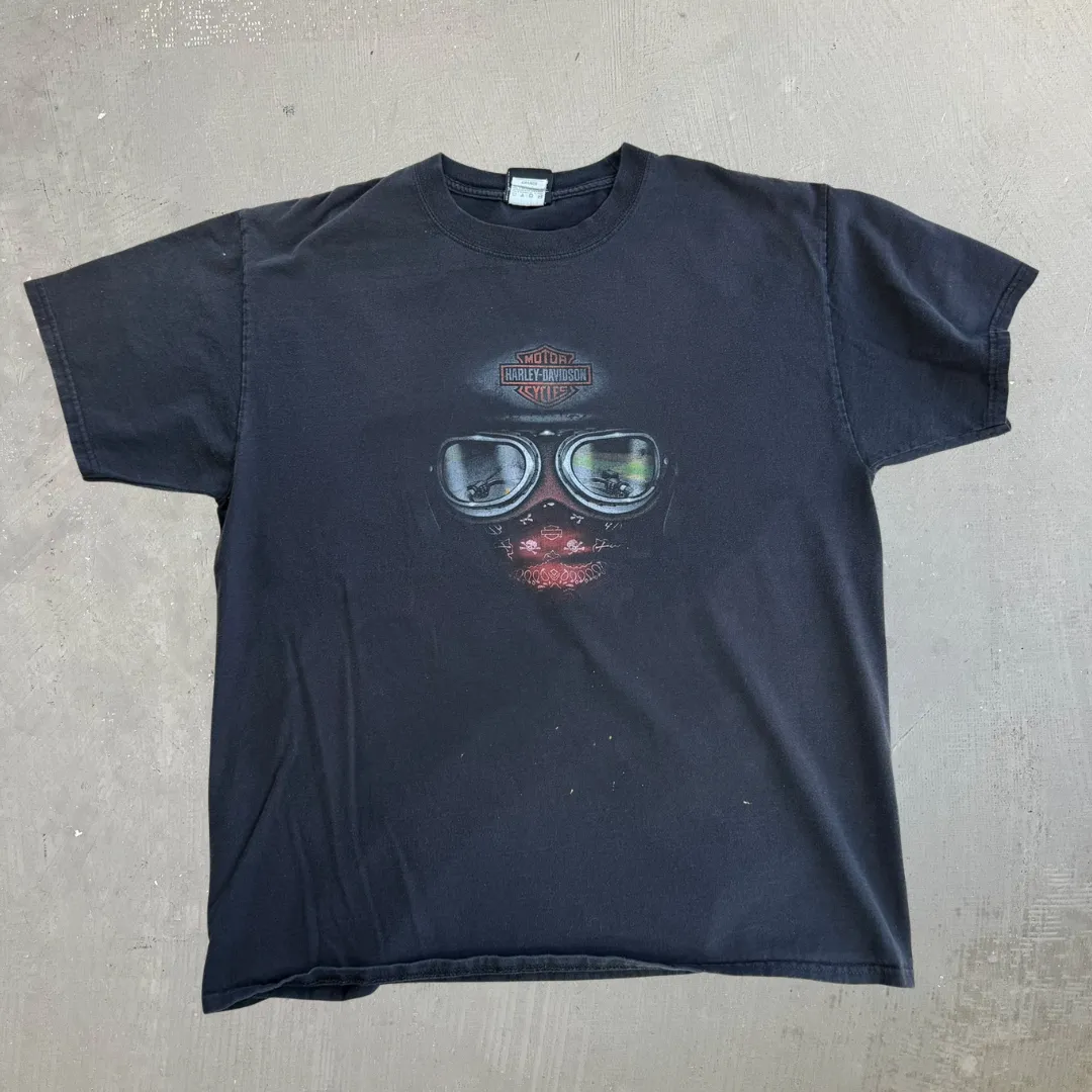 J- Vintage Harley Davidson Sudbury Canada Graphic Tee - L sold by HG Vintage