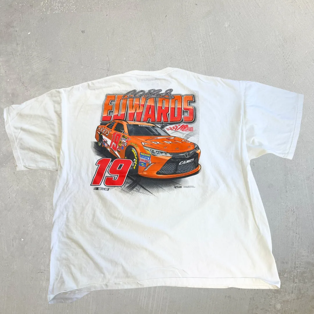 J- Vintage Nascar Carl Edwards Text & Car Graphic Tee - 3XL sold by HG Vintage product image thumbnail 3