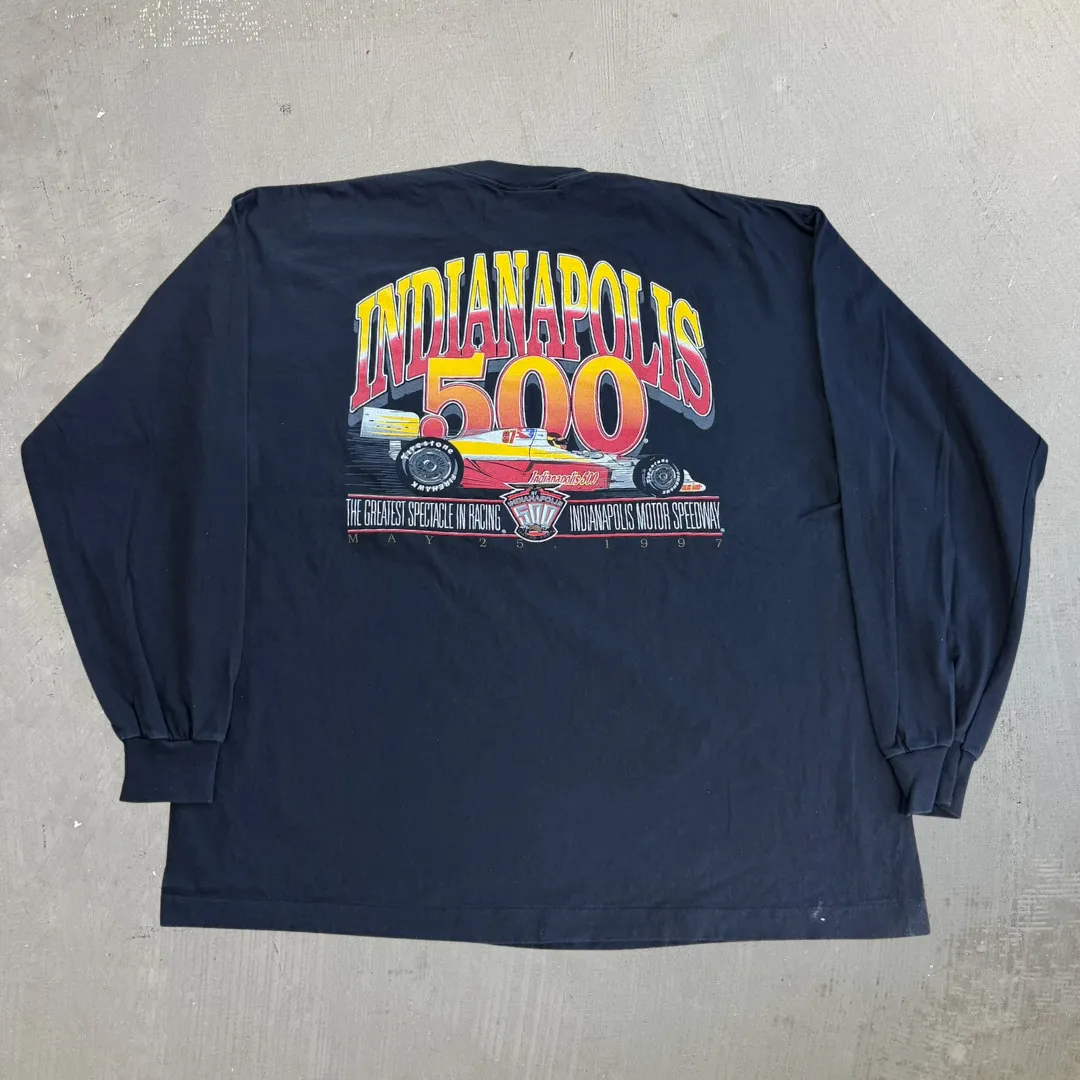 J- Vintage '97 Indianapolis Indy 500 Made In USA Long Sleeve Tee - XL sold by HG Vintage product image thumbnail 4