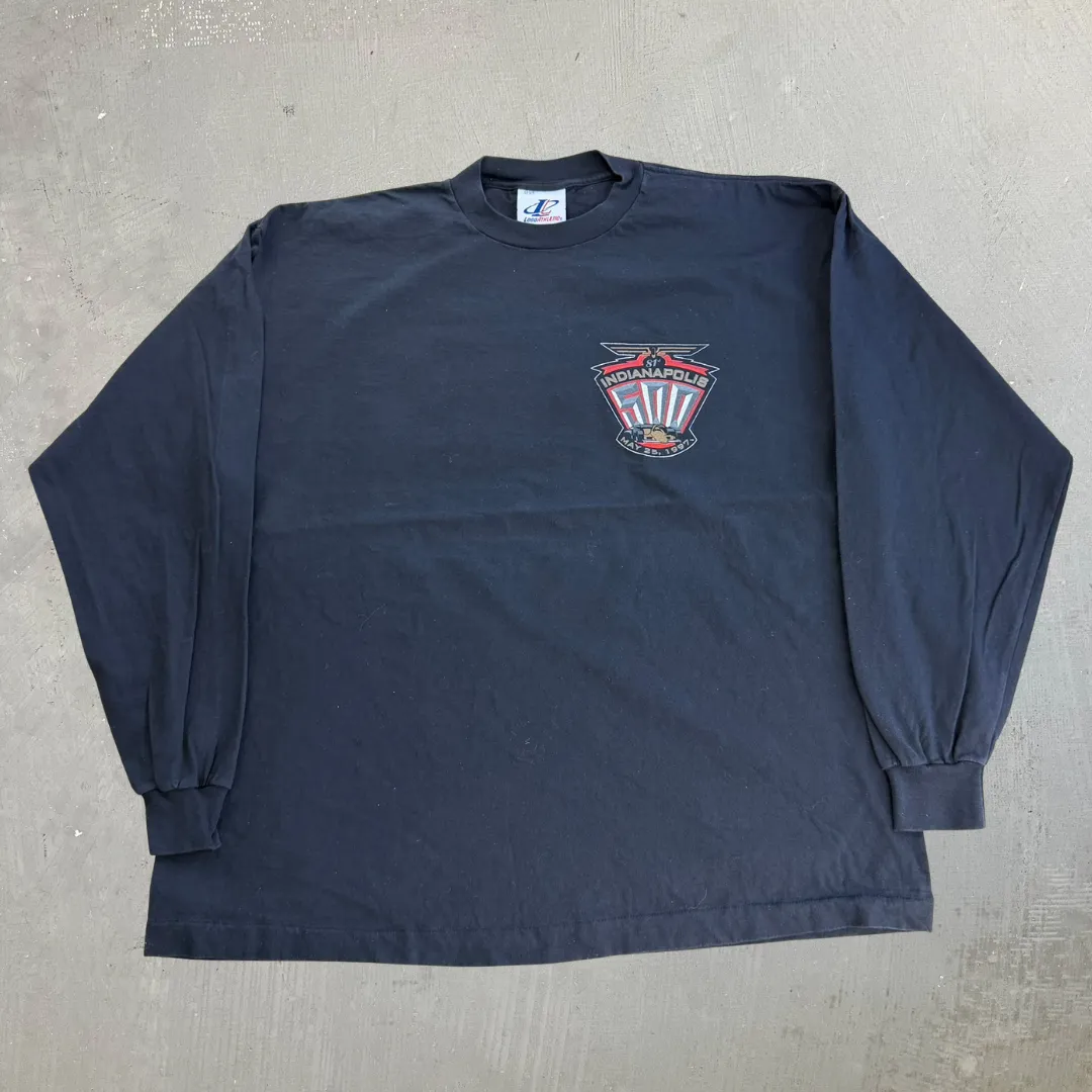 J- Vintage '97 Indianapolis Indy 500 Made In USA Long Sleeve Tee - XL sold by HG Vintage