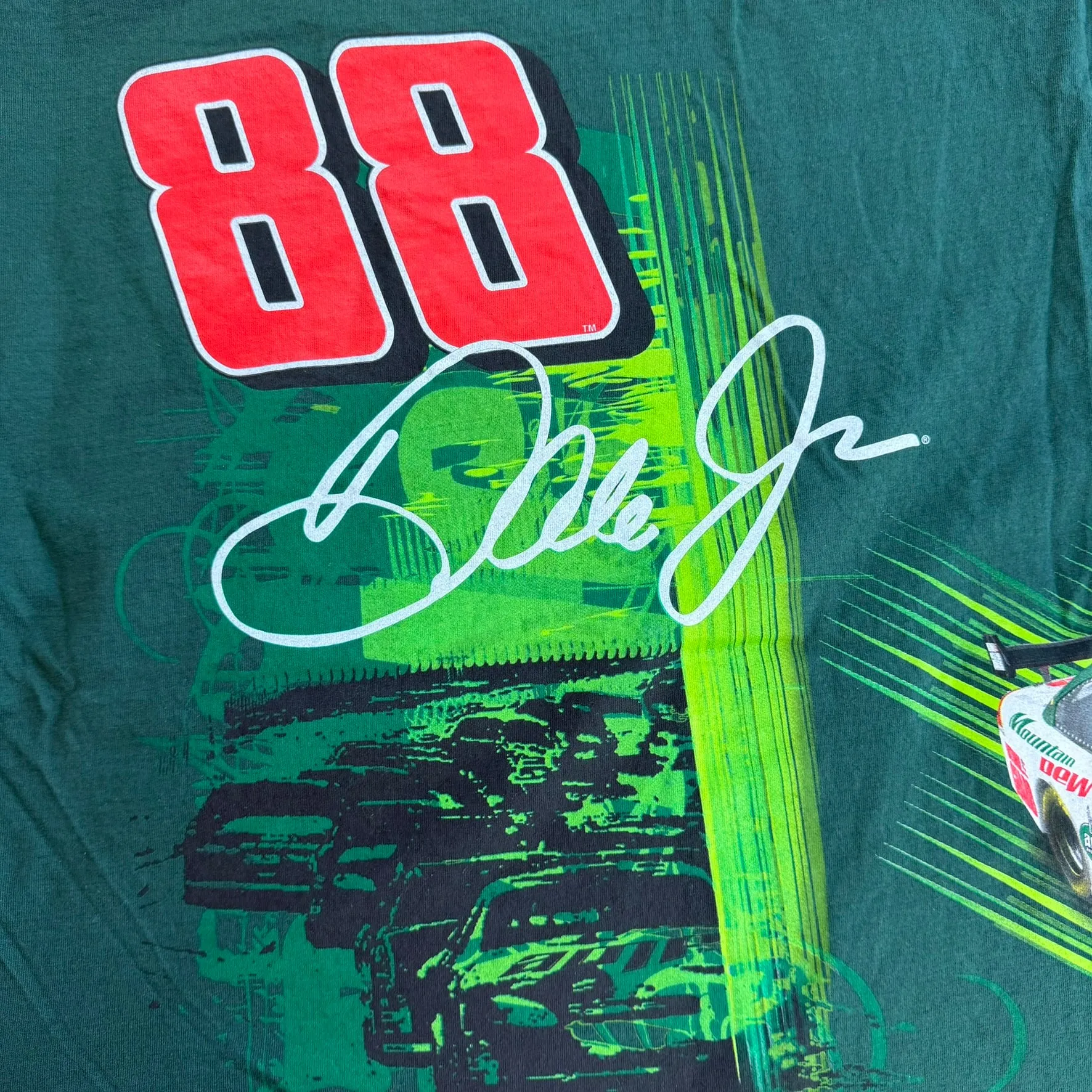 J- Vintage Nascar Dale Jr AMP Energy Car Graphic & Picture Tee - 2XL sold by HG Vintage product image thumbnail 5