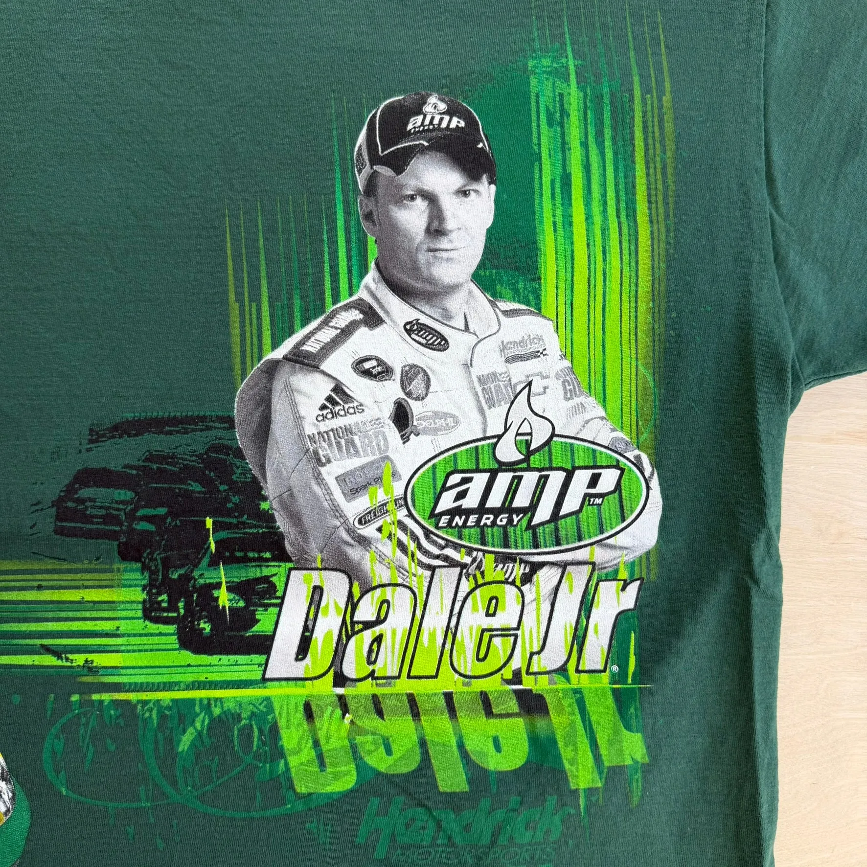 J- Vintage Nascar Dale Jr AMP Energy Car Graphic & Picture Tee - 2XL sold by HG Vintage product image thumbnail 2
