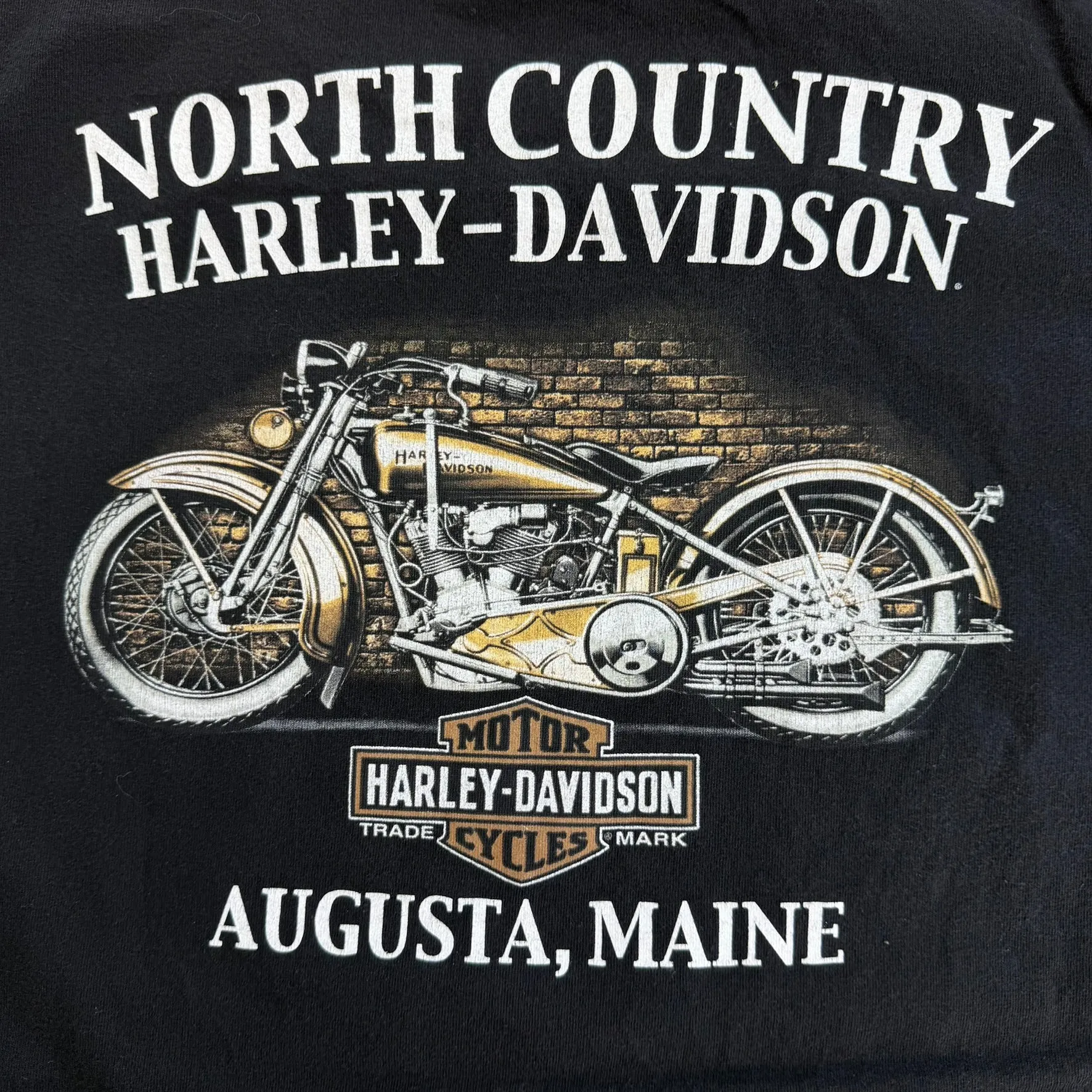 J- '18 Harley Davidson Augusta Maine Graphic Tee - XL sold by HG Vintage product image thumbnail 5