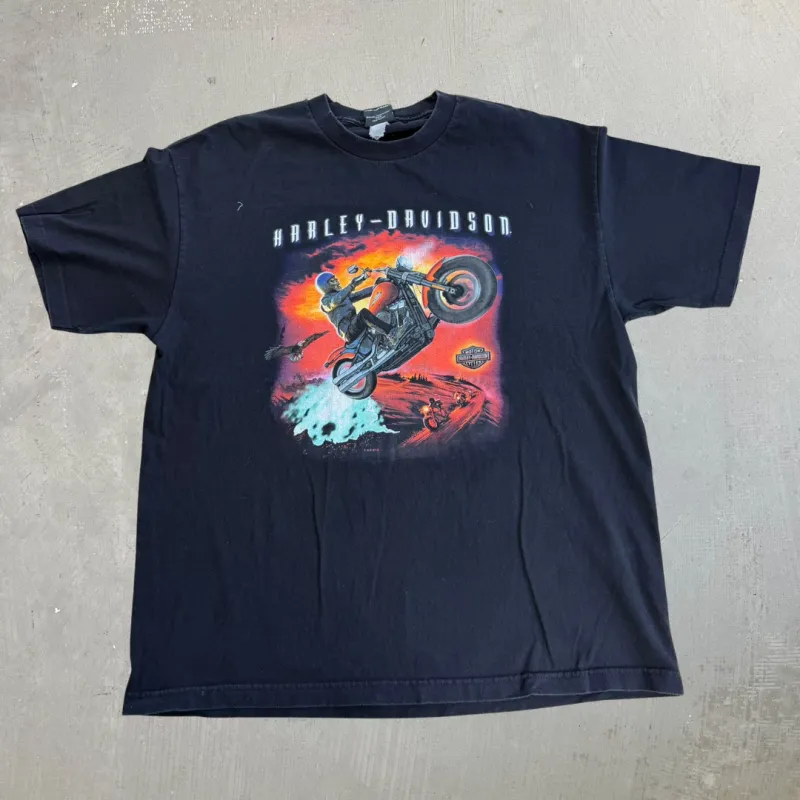 J- '18 Harley Davidson Augusta Maine Graphic Tee - XL made by Harley-Davidson