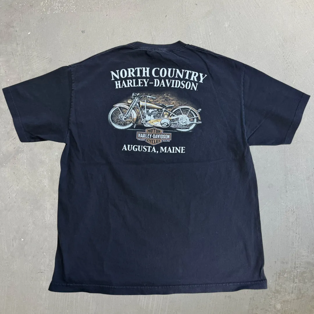 J- '18 Harley Davidson Augusta Maine Graphic Tee - XL sold by HG Vintage product image thumbnail 4