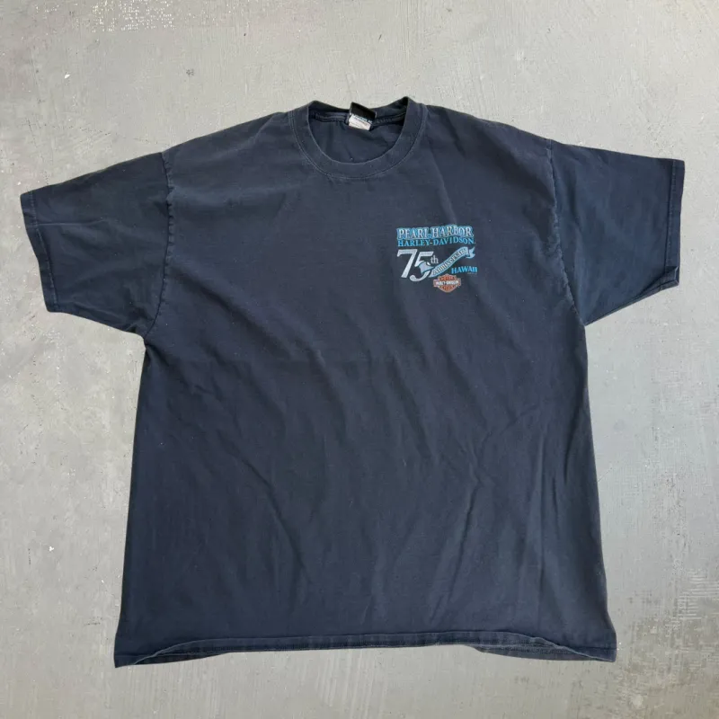 J- '16 Harley Davidson 75th Anniversary Pearl Harbor Graphic Tee - 2XL made by Harley-Davidson
