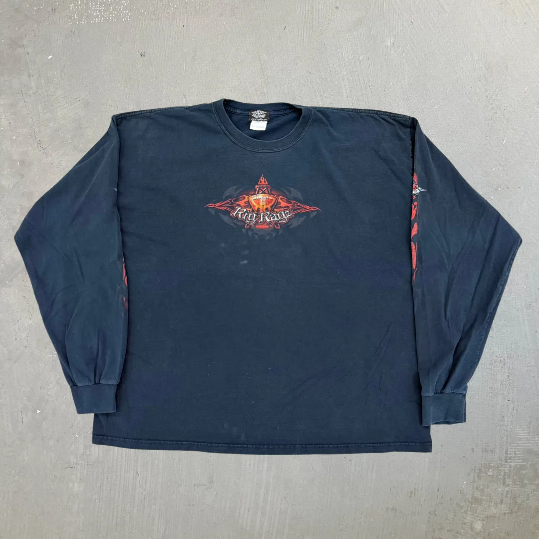 J- Vintage '08 Rigragz Hell On Wheels Graphic Long Sleeve Tee - 2XL sold by HG Vintage