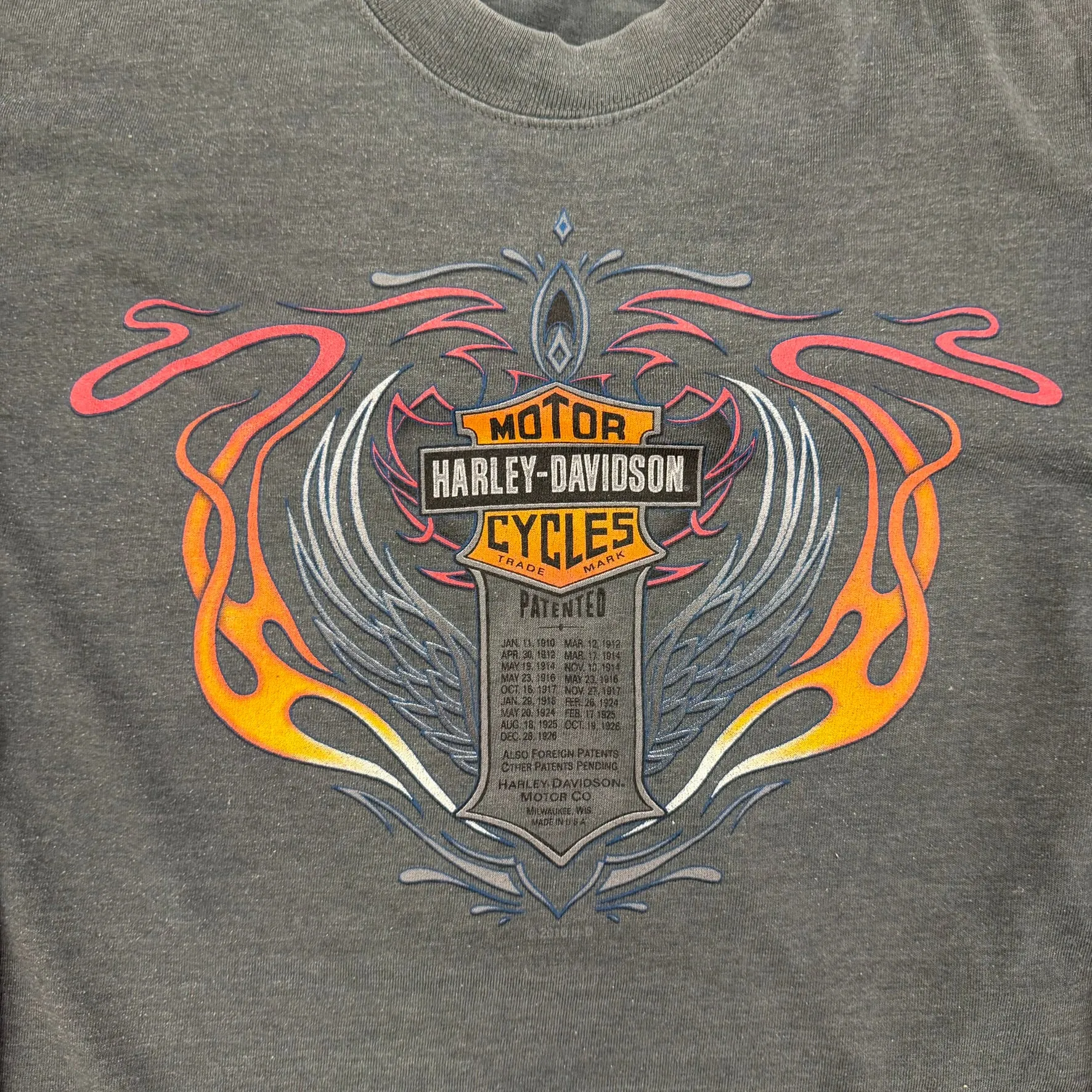 J- Vintage '10 Harley Davidson Twin Falls Idaho Snake Graphic Long Sleeve Tee - S sold by HG Vintage product image thumbnail 2