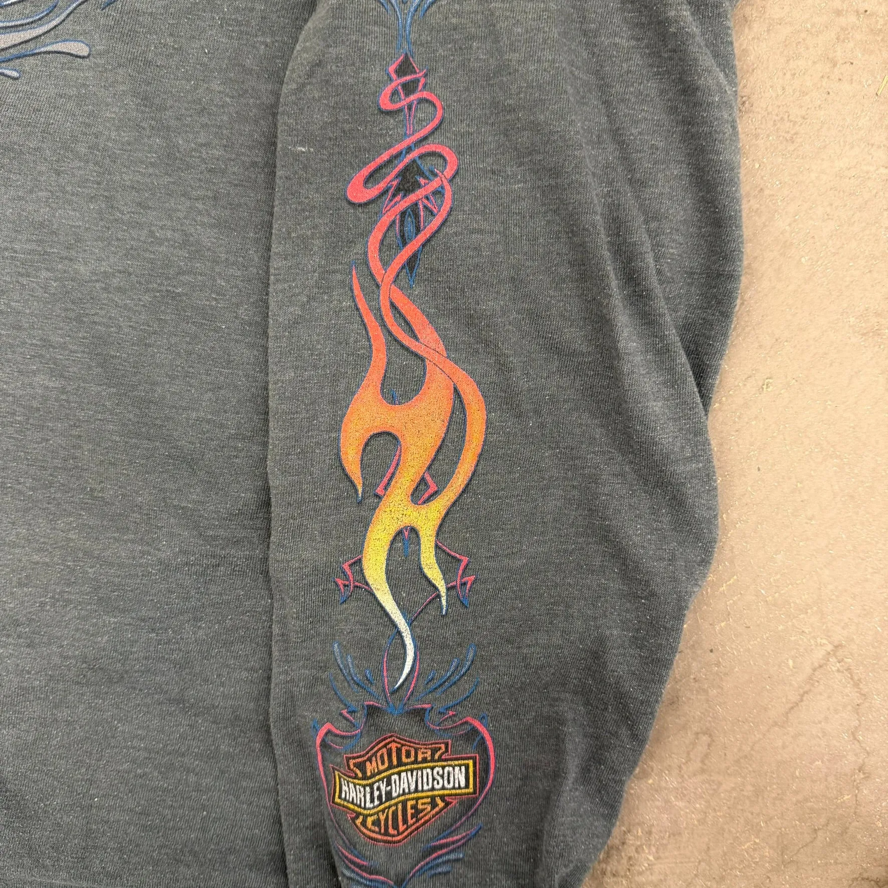 J- Vintage '10 Harley Davidson Twin Falls Idaho Snake Graphic Long Sleeve Tee - S sold by HG Vintage product image thumbnail 3