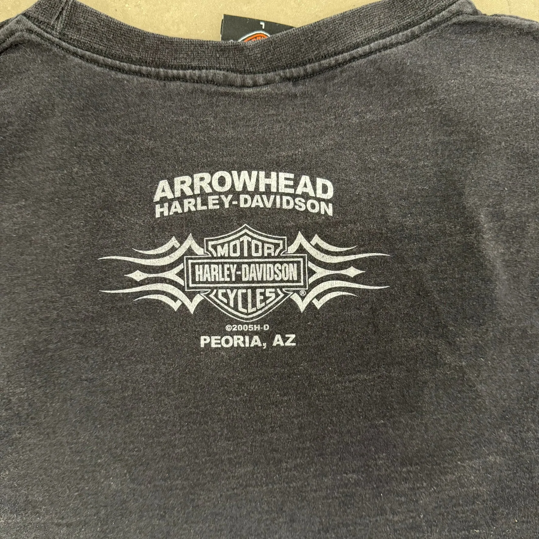 J- Vintage '05 Harley Davidson Peoria AZ Graphic Made In USA Tee - L sold by HG Vintage product image thumbnail 4