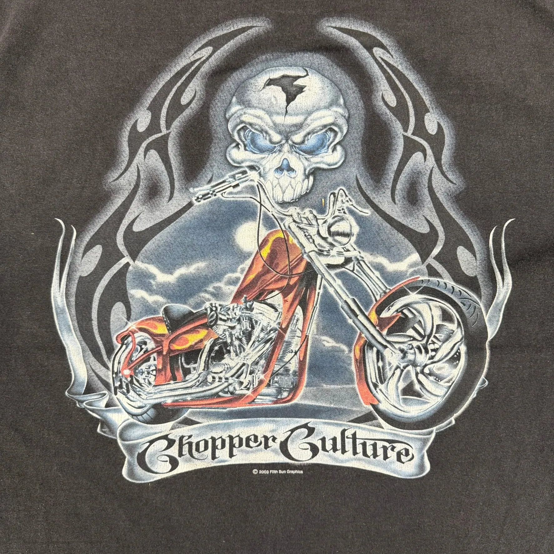 J- Vintage '03 Chopper Culture Text & Graphic Tee - XL sold by HG Vintage product image thumbnail 4