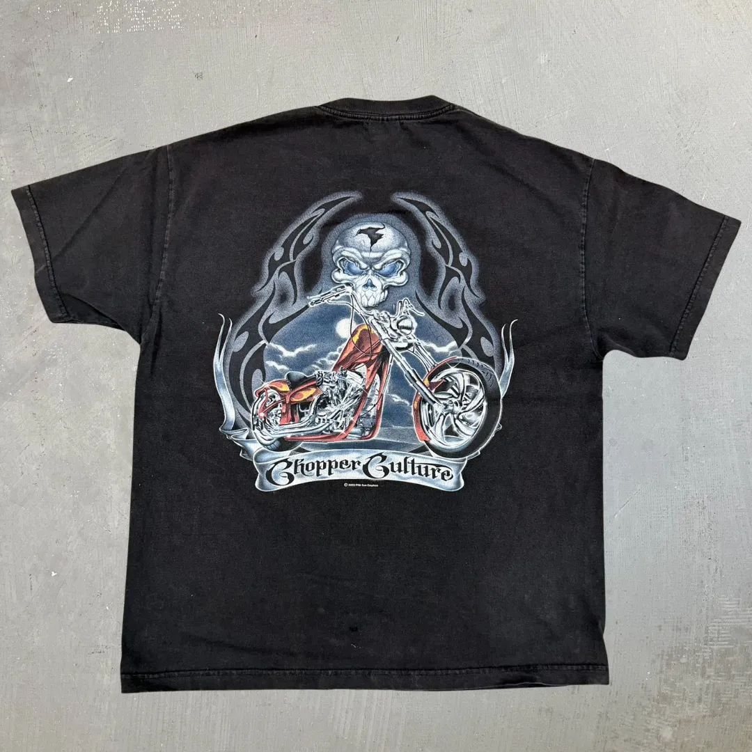 J- Vintage '03 Chopper Culture Text & Graphic Tee - XL sold by HG Vintage product image thumbnail 3