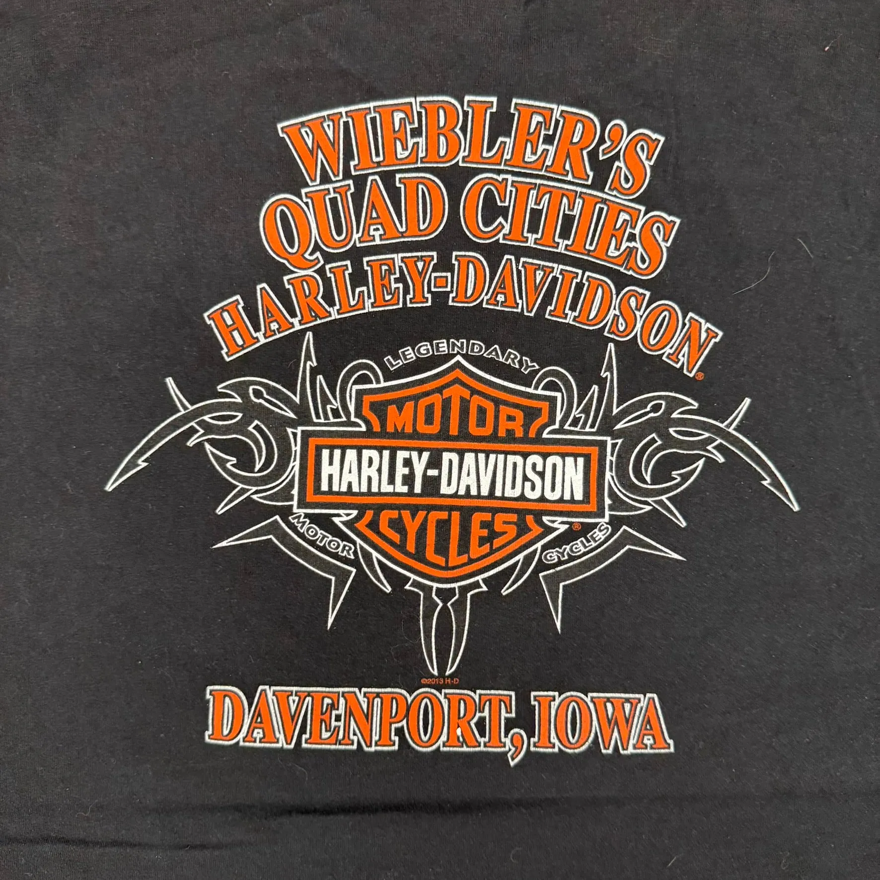 J- '13 Harley Davidson Davenport Iowa Graphic Tee - 3XL sold by HG Vintage product image thumbnail 4