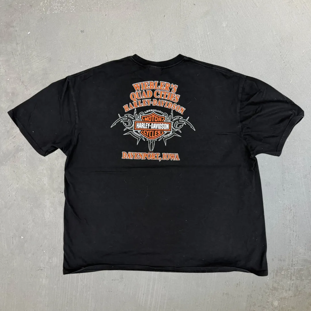 J- '13 Harley Davidson Davenport Iowa Graphic Tee - 3XL sold by HG Vintage product image thumbnail 3
