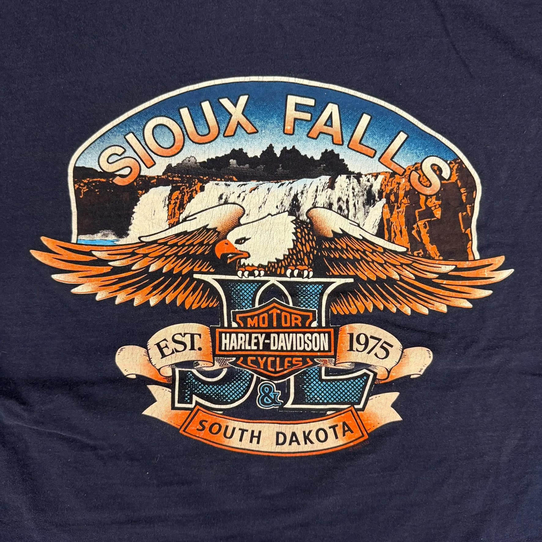 J- Vintage '00 Harley Davidson Sturgis Black Hills Rally Graphic Made In USA Long Sleeve Tee - XL sold by HG Vintage product image thumbnail 4