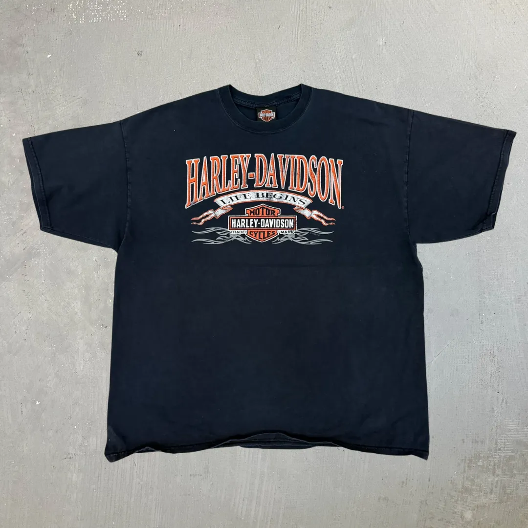 J- Vintage '08 Harley Davidson Halifax Canada Graphic Tee - 2XL sold by HG Vintage