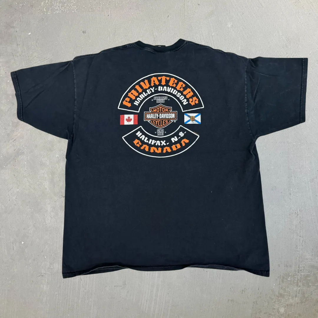 J- Vintage '08 Harley Davidson Halifax Canada Graphic Tee - 2XL sold by HG Vintage product image thumbnail 4