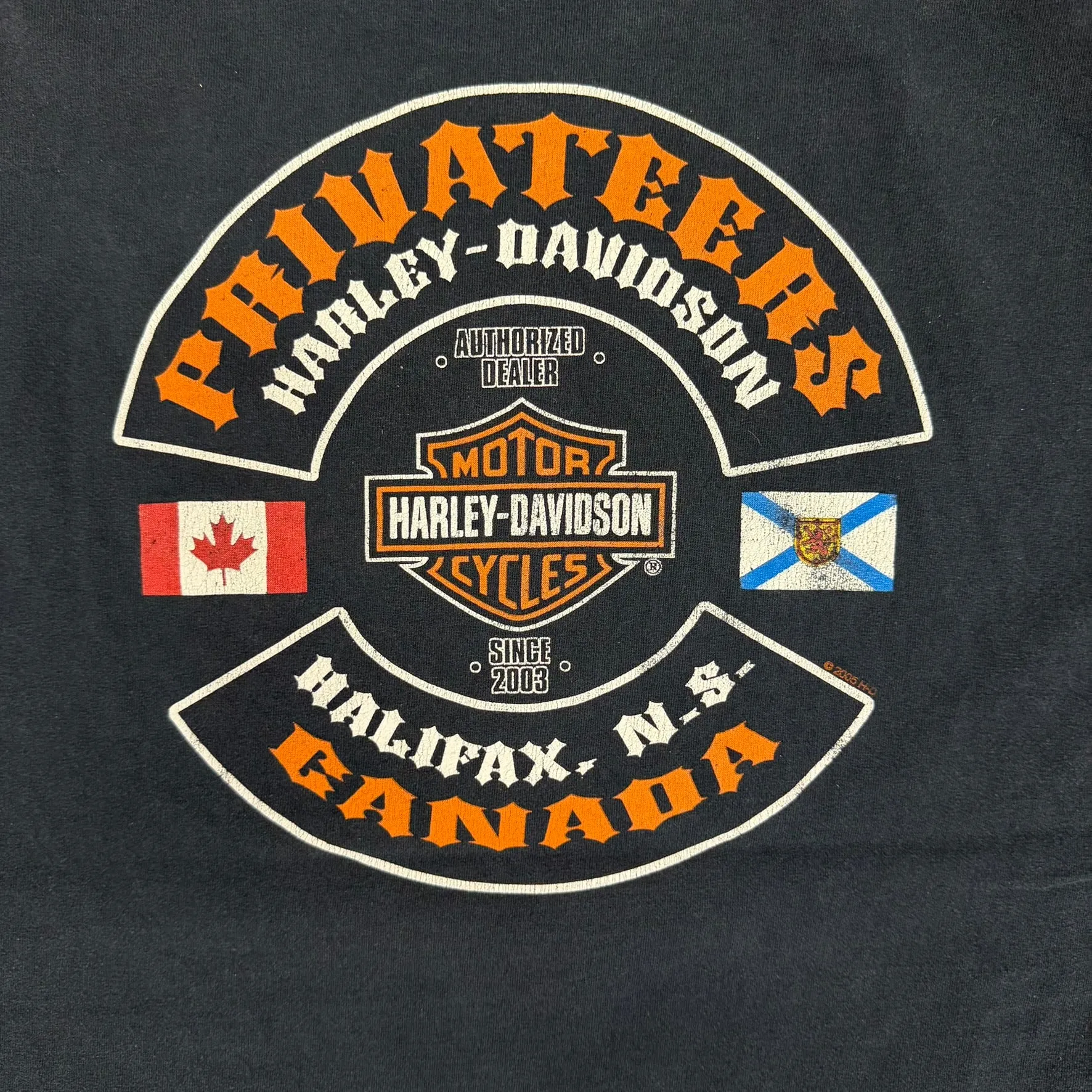 J- Vintage '08 Harley Davidson Halifax Canada Graphic Tee - 2XL sold by HG Vintage product image thumbnail 5
