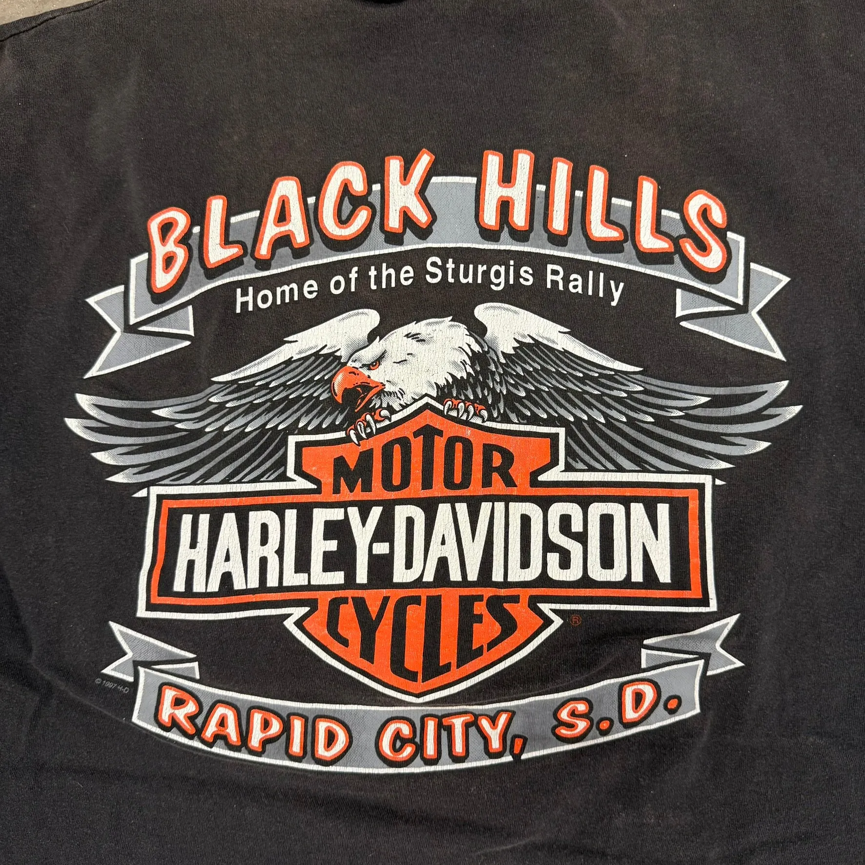 J- Vintage '97 Harley Davidson Sturgis Black Hills Rally Made In USA Tank Top - XL sold by HG Vintage product image thumbnail 5