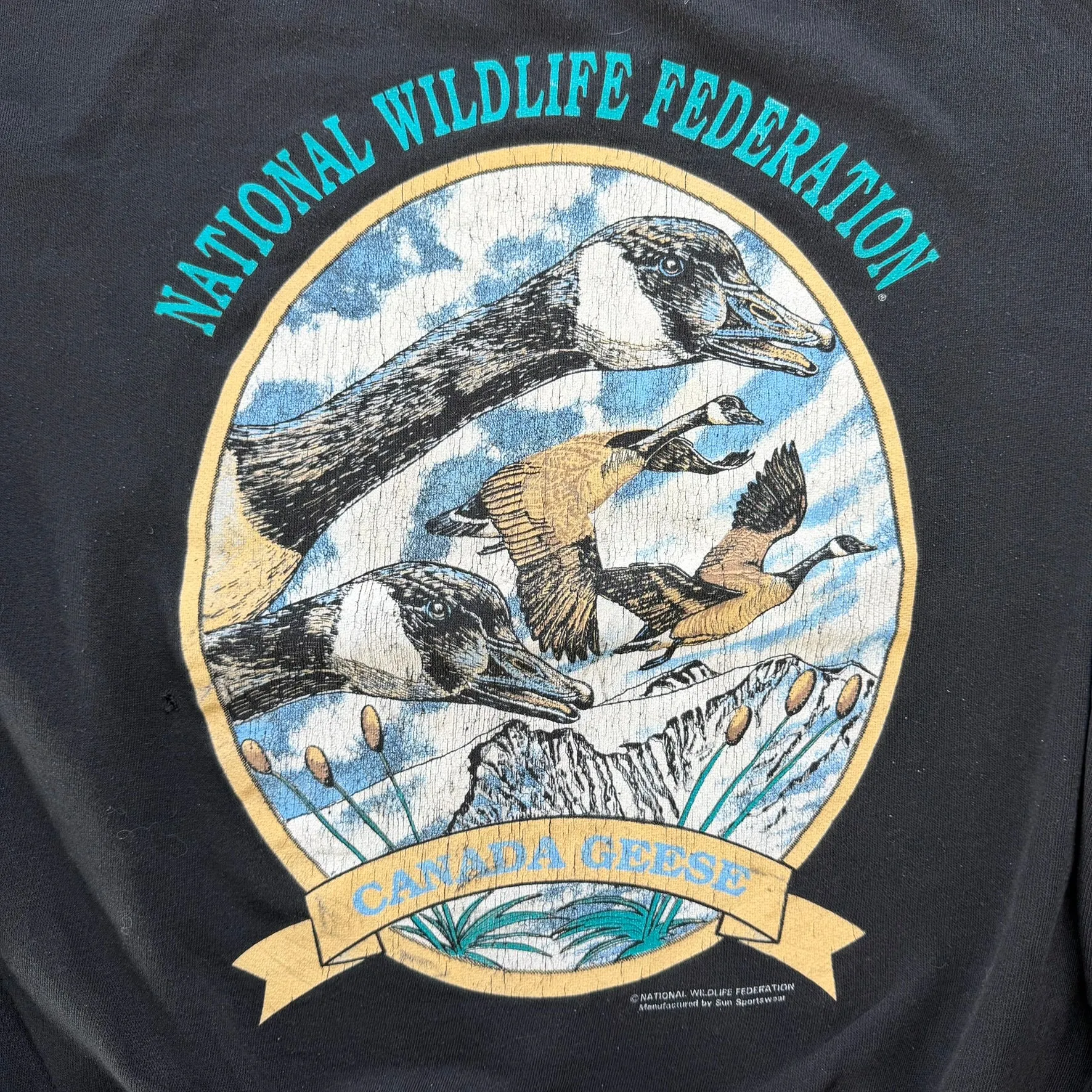 J- Vintage National Wildlife Federation Canada Geese Graphic Crewneck - L sold by HG Vintage product image thumbnail 2