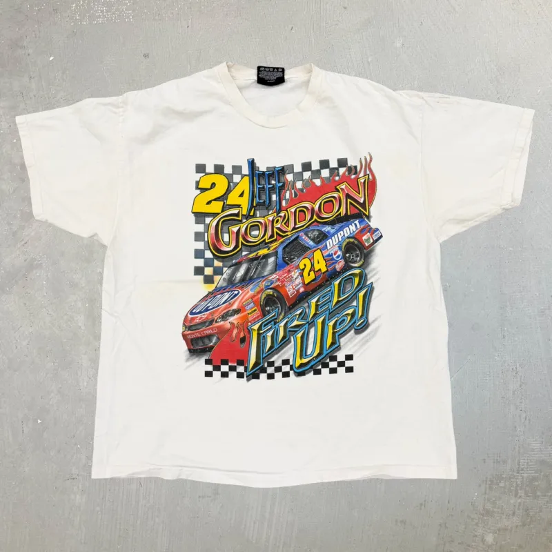J- Vintage '01 Nascar Jeff Gordon Car Graphic Tee - L made by Nascar