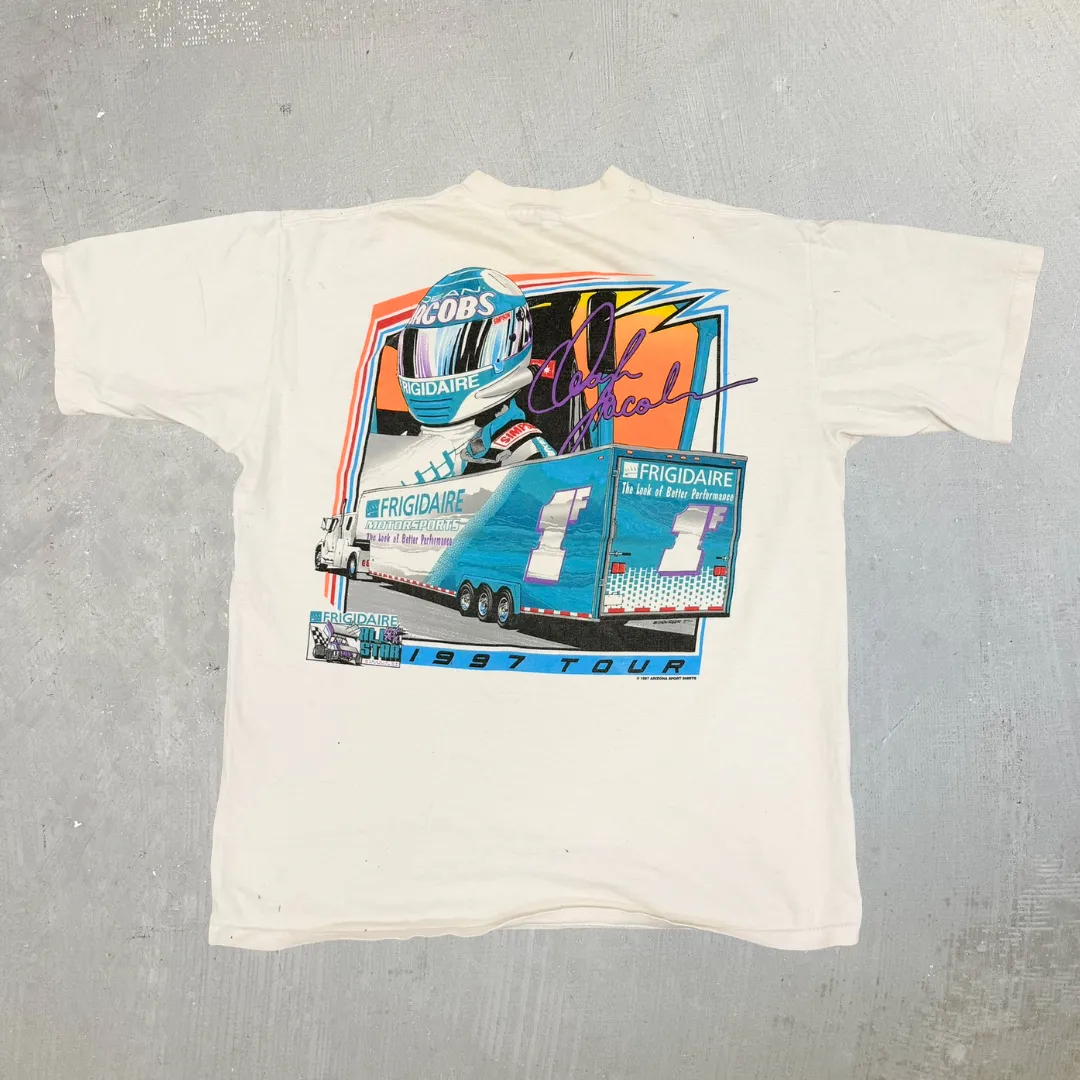 J- Vintage '97 Dean Jacobs Car Wooster Ohio Graphic Made In USA Single Stitch Tee - XL sold by HG Vintage product image thumbnail 3