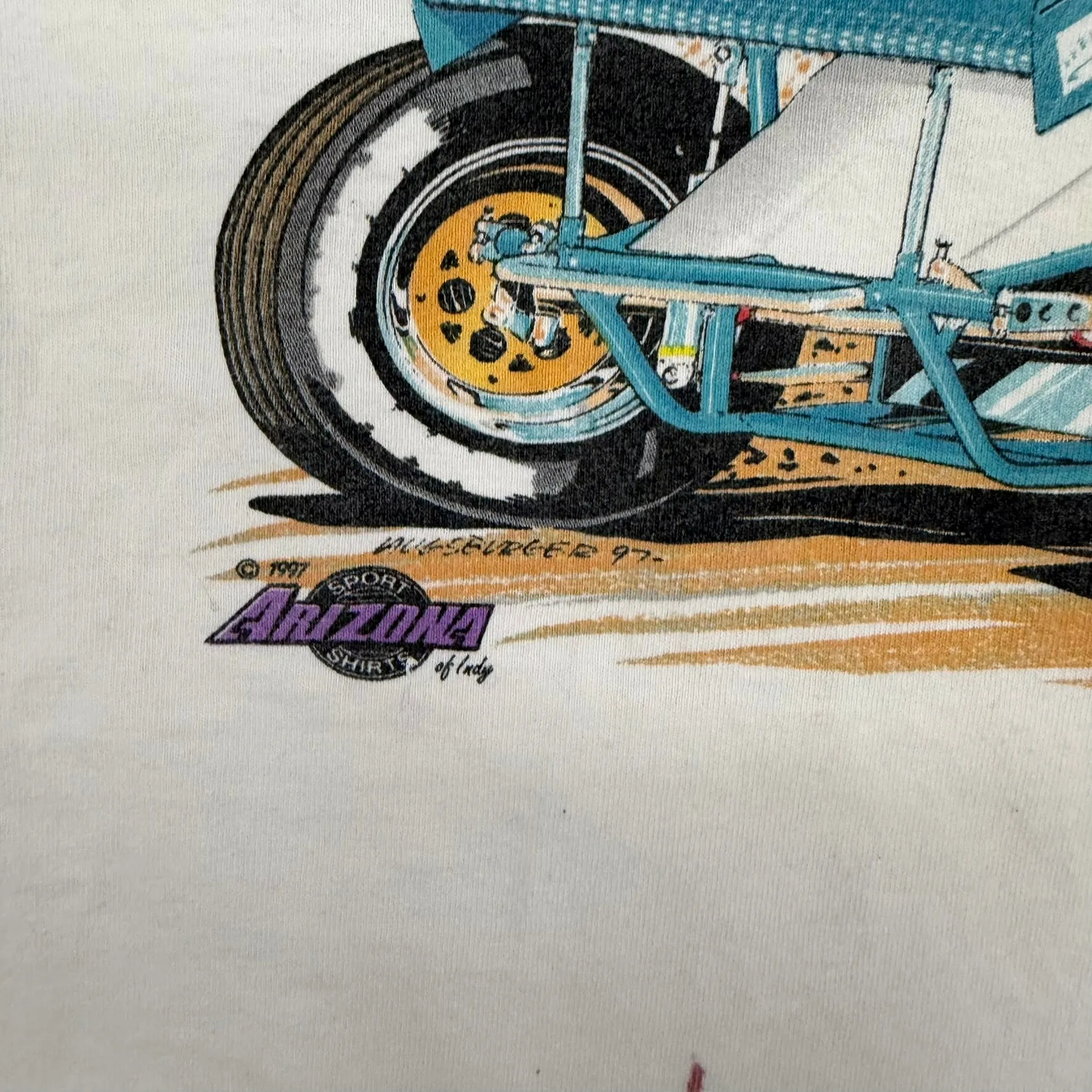 J- Vintage '97 Dean Jacobs Car Wooster Ohio Graphic Made In USA Single Stitch Tee - XL sold by HG Vintage product image thumbnail 5