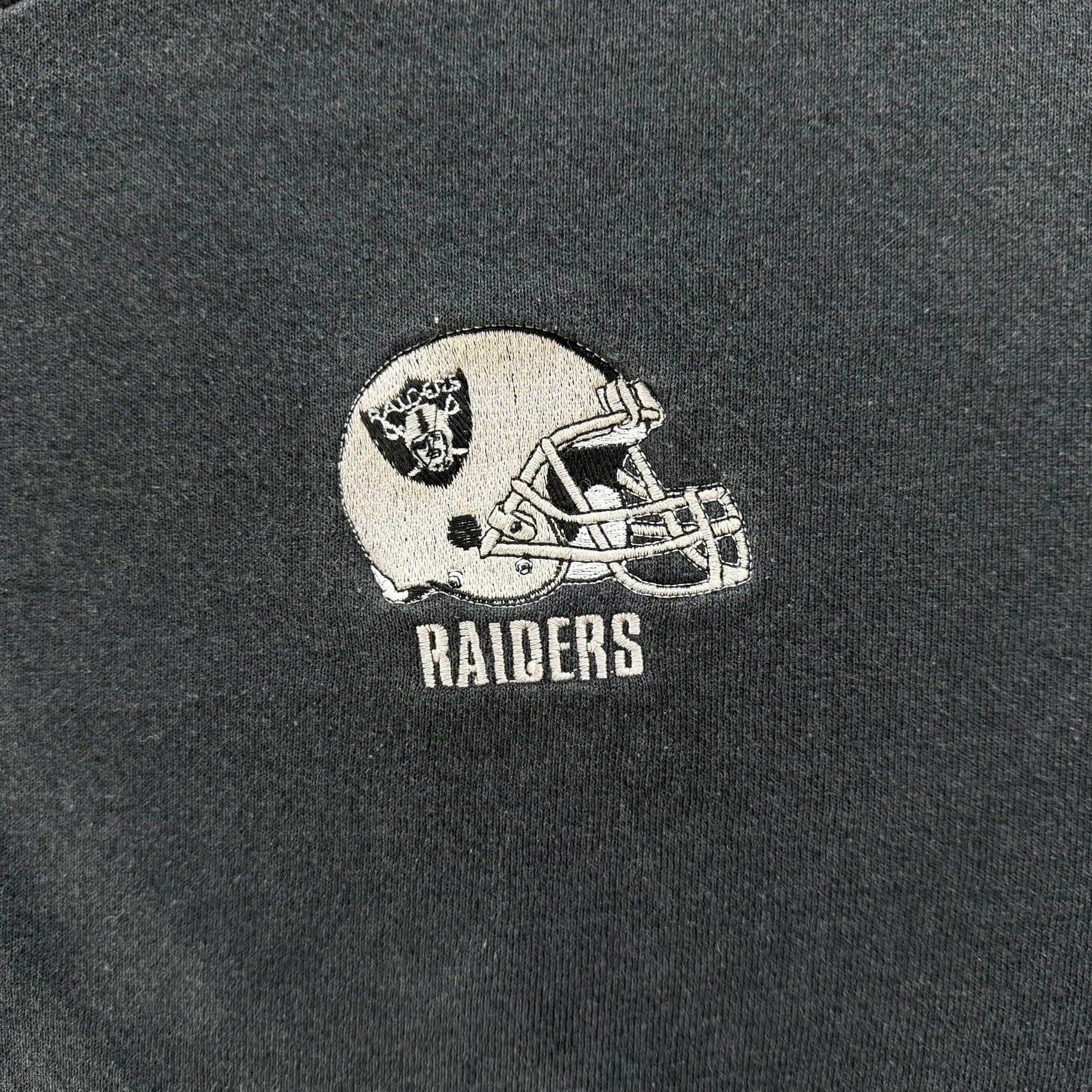 J- Vintage Oakland Raiders NFL Majestic Embroidered Logo Made In USA Crewneck - L sold by HG Vintage product image thumbnail 2