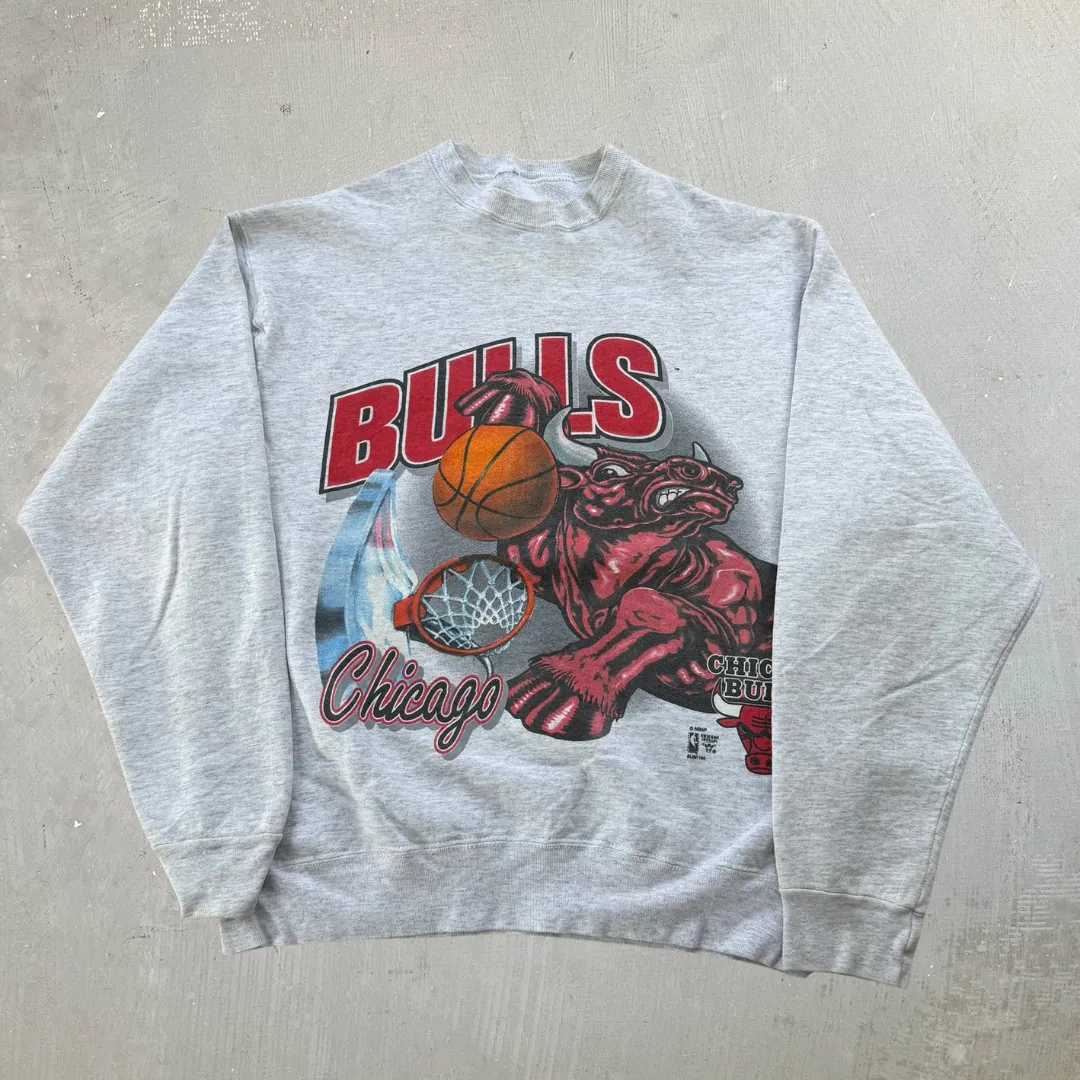 J- Vintage Chicago Bulls NBA Jumbo Print Crewneck - XL sold by HG Vintage