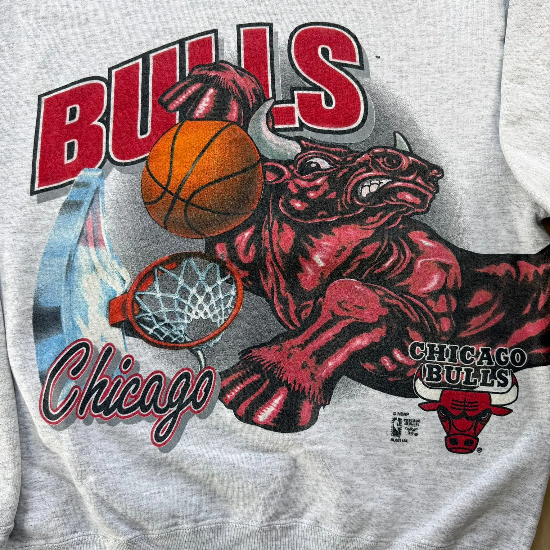 J- Vintage Chicago Bulls NBA Jumbo Print Crewneck - XL sold by HG Vintage product image thumbnail 3