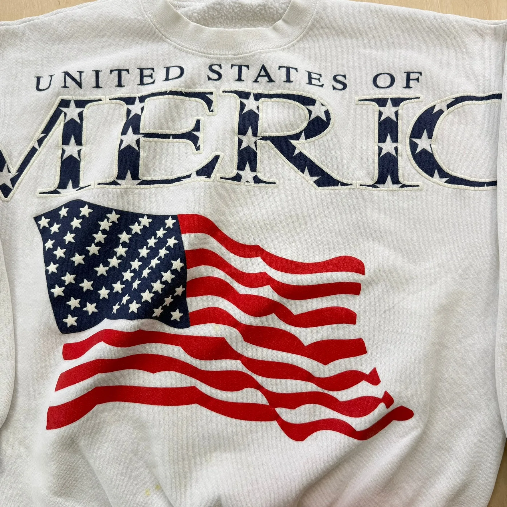 J- Vintage United States Of America Text Graphic Made In USA Crewneck - L sold by HG Vintage product image thumbnail 2