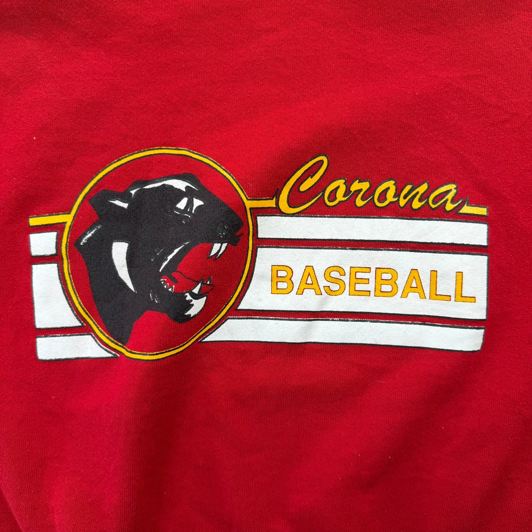 J- Vintage Corona Baseball Graphic Made In USA Jerzees Tag Crewneck - L sold by HG Vintage product image thumbnail 2