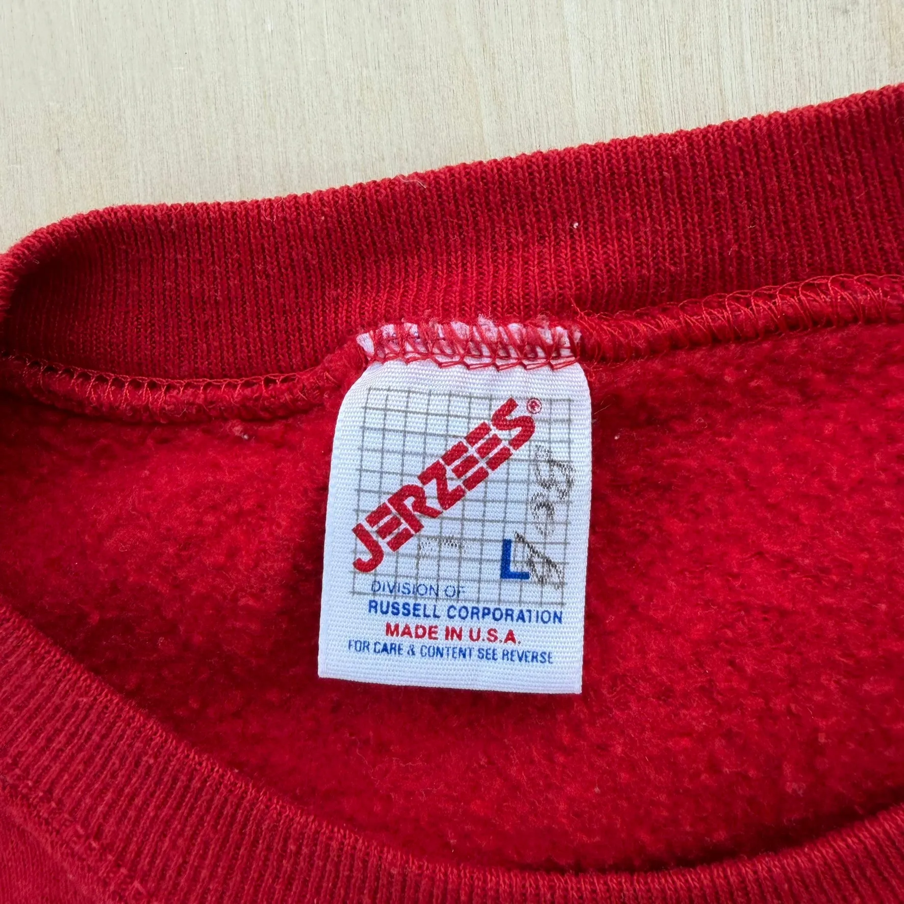 J- Vintage Corona Baseball Graphic Made In USA Jerzees Tag Crewneck - L sold by HG Vintage product image thumbnail 3