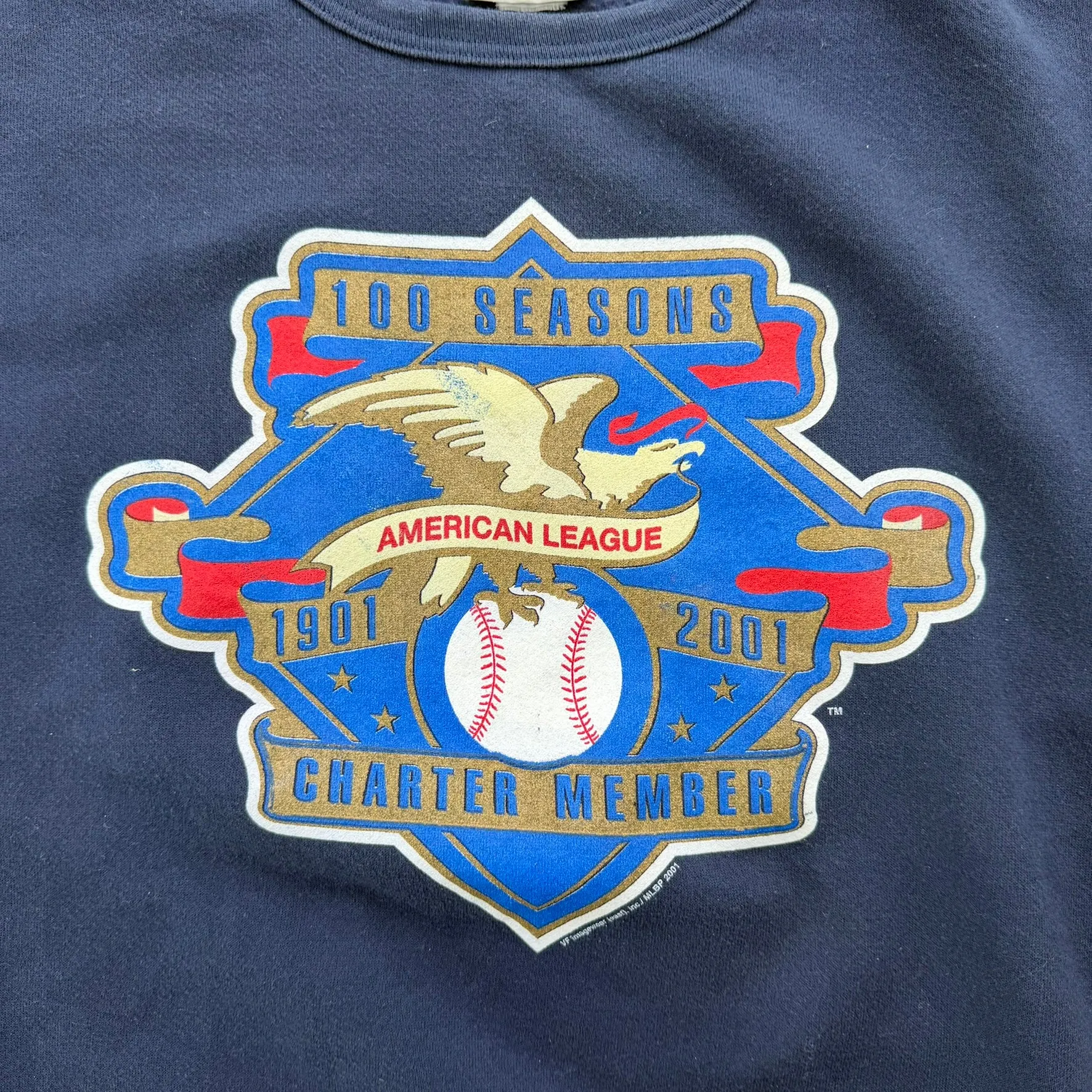 J- Vintage '01 100th MLB Season Graphic Lee Women's Crewneck - M sold by HG Vintage product image thumbnail 2
