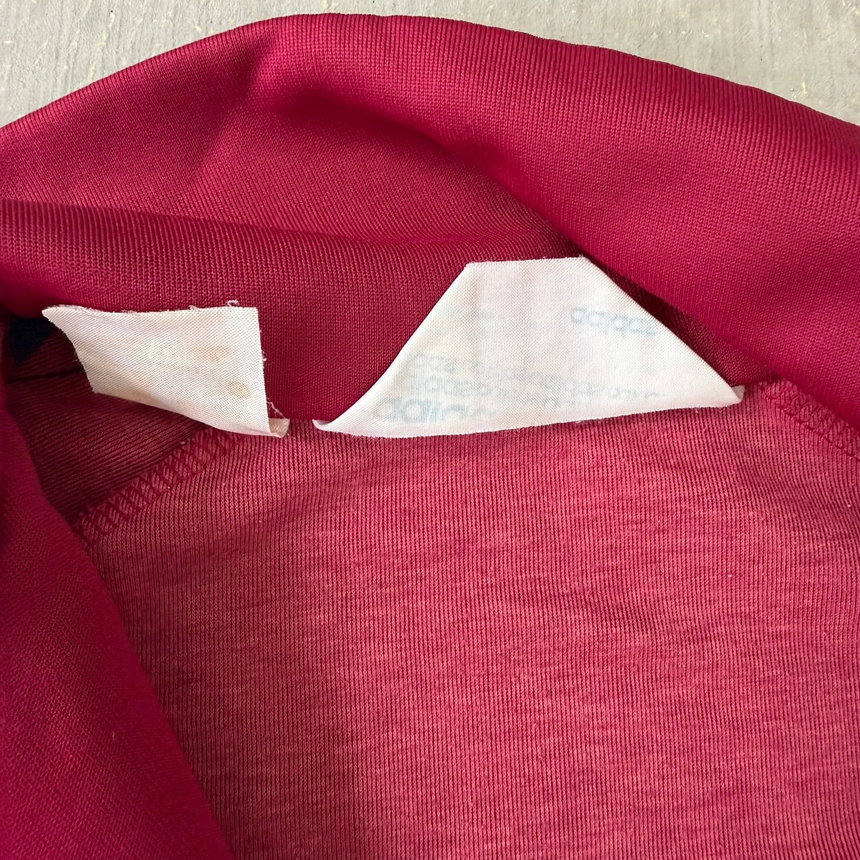 J- Vintage Adidas Navy/Maroon Zip Up Track Jacket - M sold by HG Vintage product image thumbnail 3