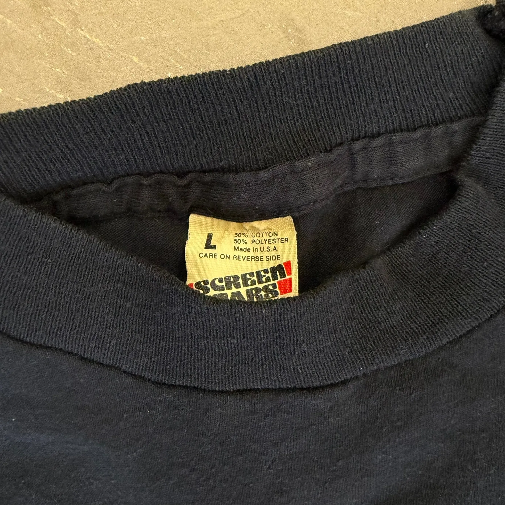 J- Vintage '87 Harley Davidson Live Free, Ride Free Graphic Made In USA Single Stitch Tee - L sold by HG Vintage product image thumbnail 4